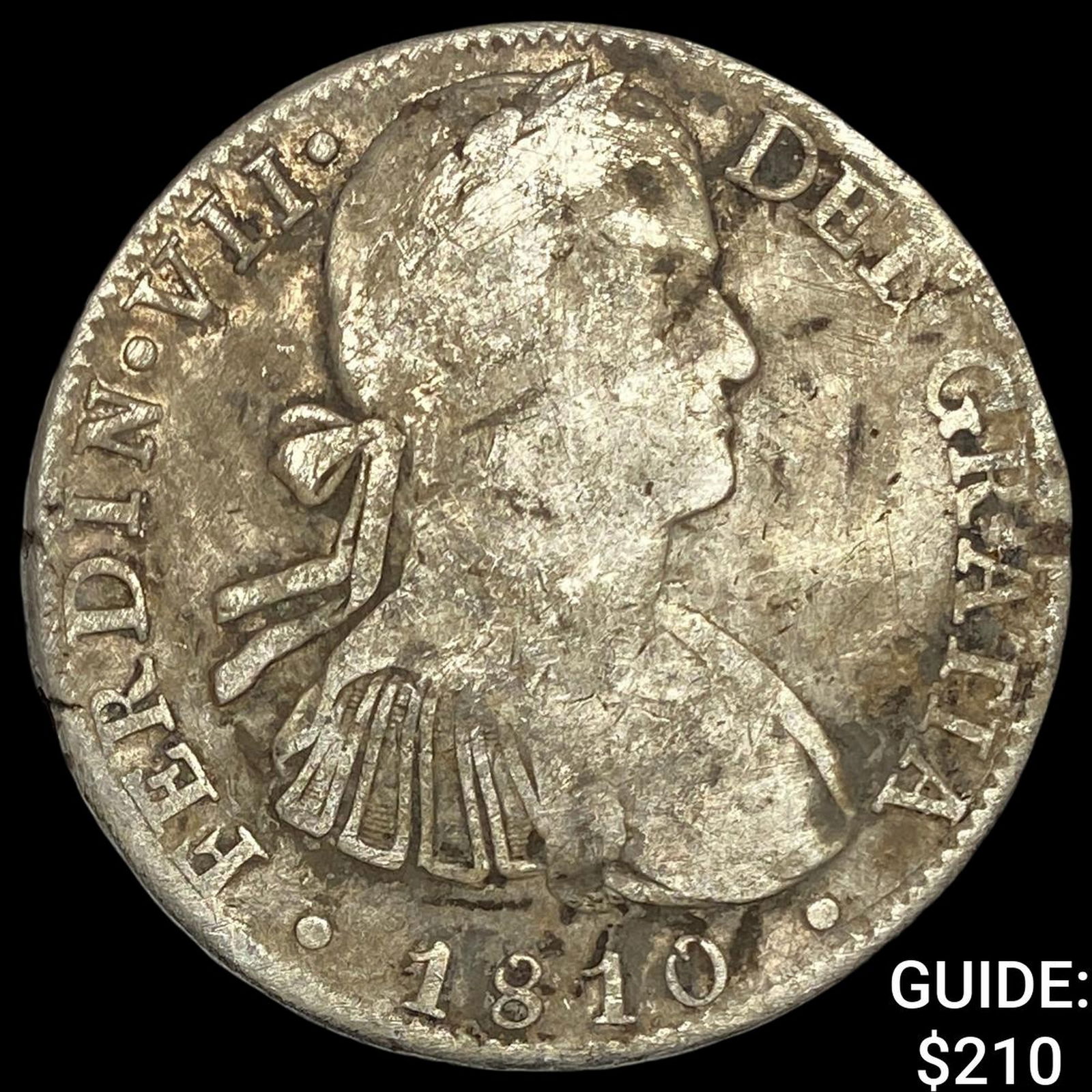 1810 Mo Mexico Silver 8 Reales NEARLY UNCIRCULATED (1 of 2)