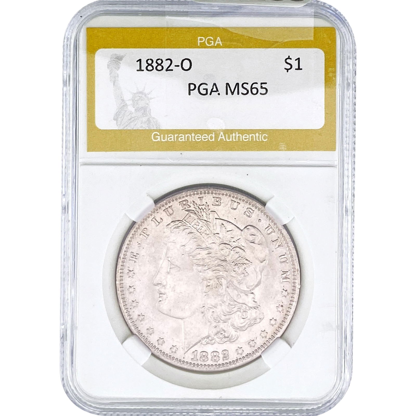 1882-O Morgan Silver Dollar PGA MS65 (1 of 2)