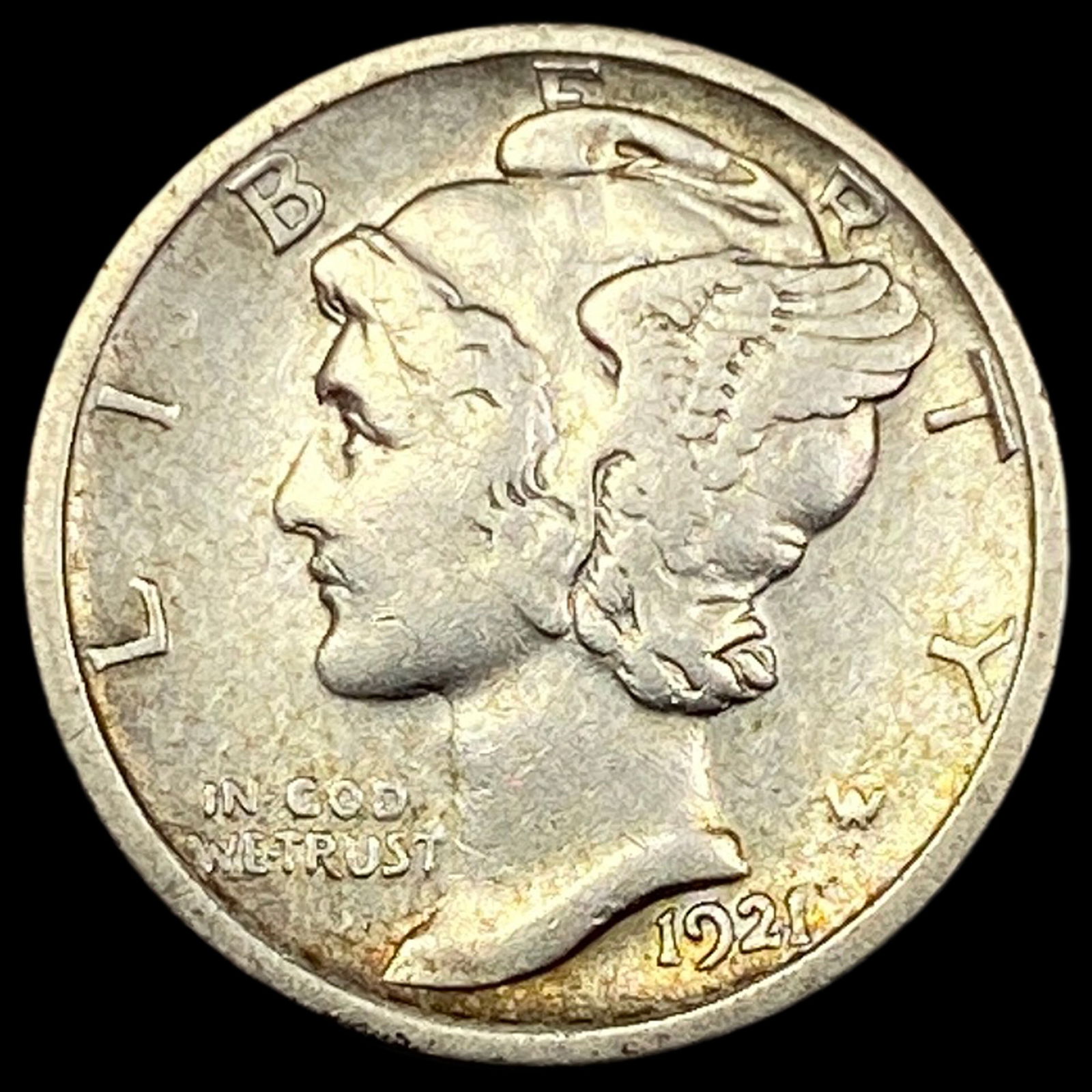 1921-D Mercury Dime LIGHTLY CIRCULATED (1 of 2)