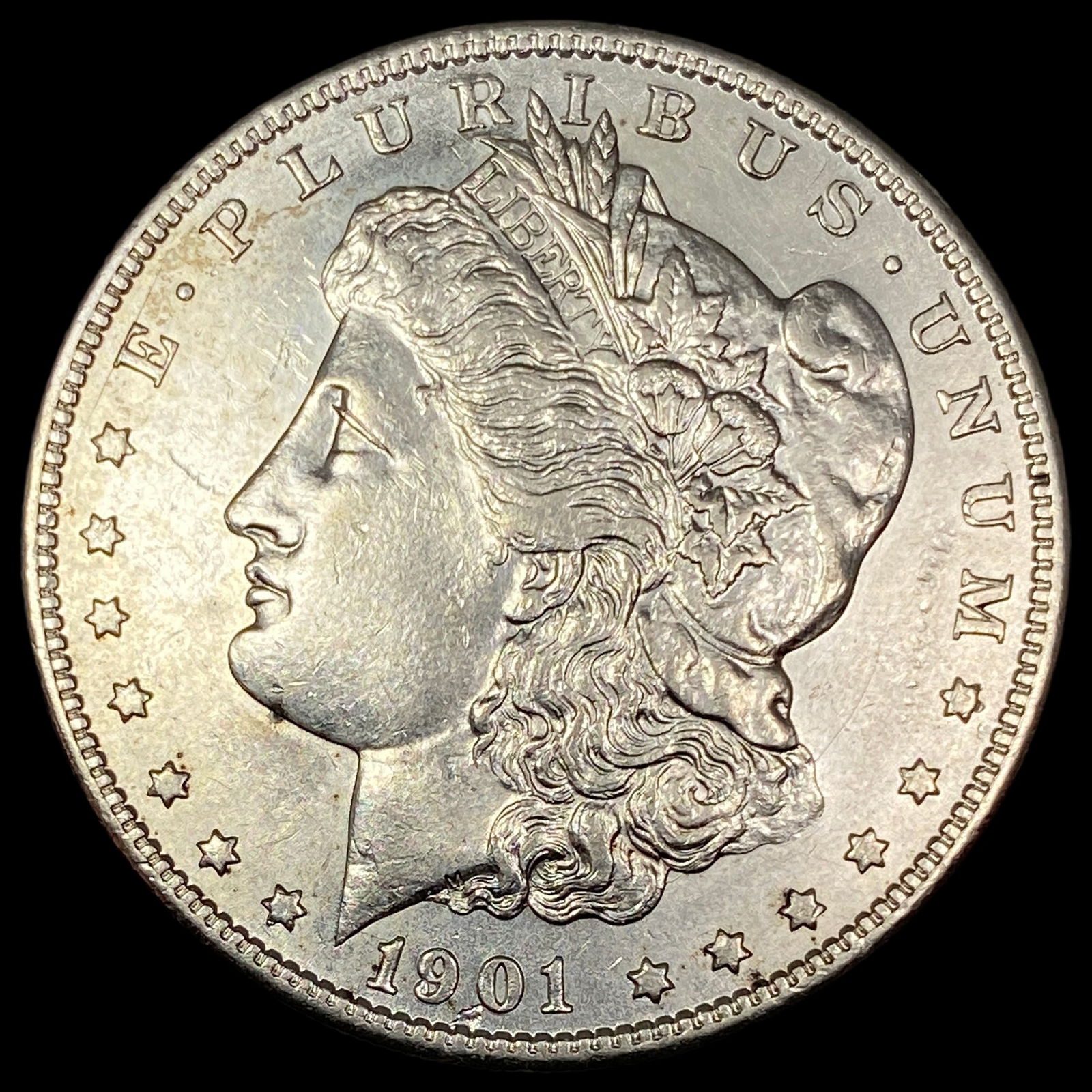 1901-S Silver Morgan Dollar CLOSELY UNCIRCULATED (1 of 2)