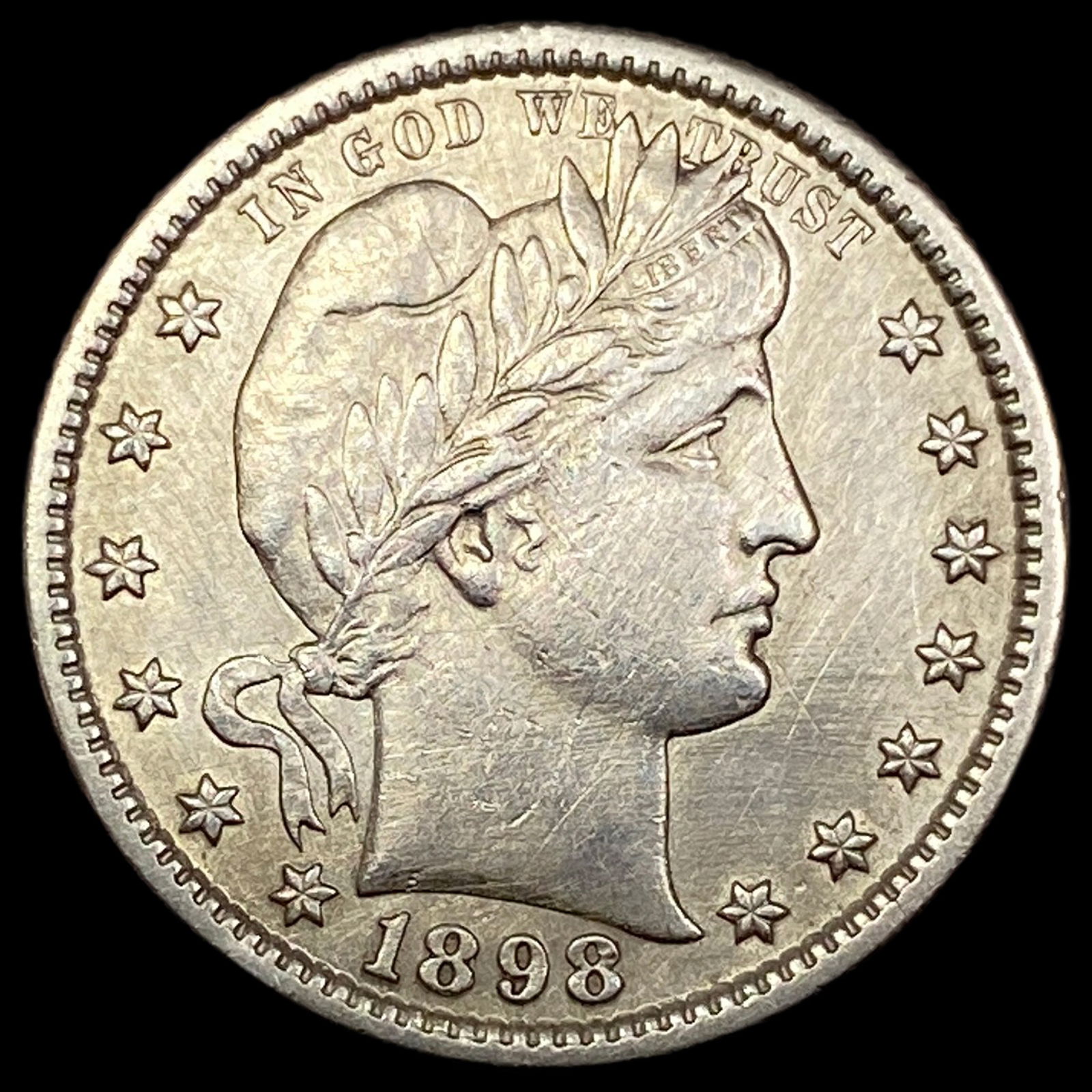 1898-S Silver Barber Quarter UNCIRCULATED (1 of 2)