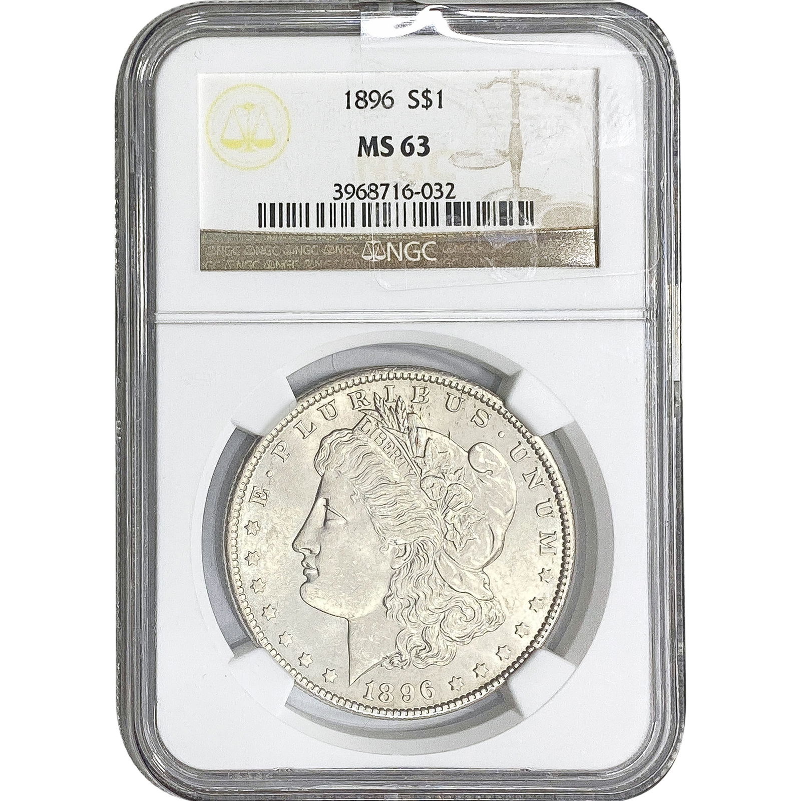 1896 Morgan Silver Dollar NGC MS63 (1 of 2)