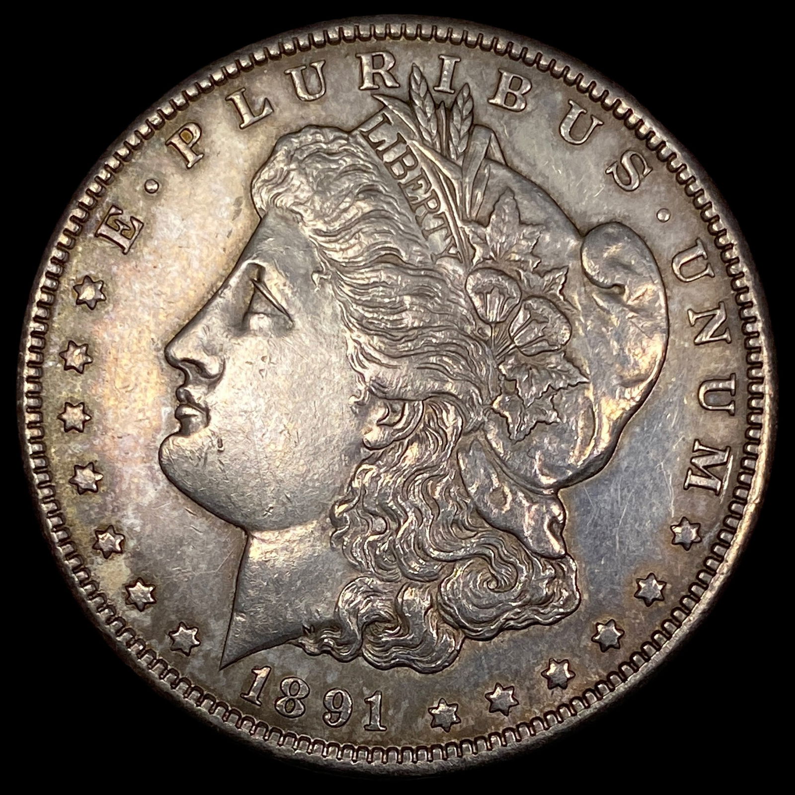 1891-CC Silver Morgan Dollar CLOSELY UNCIRCULATED (1 of 2)