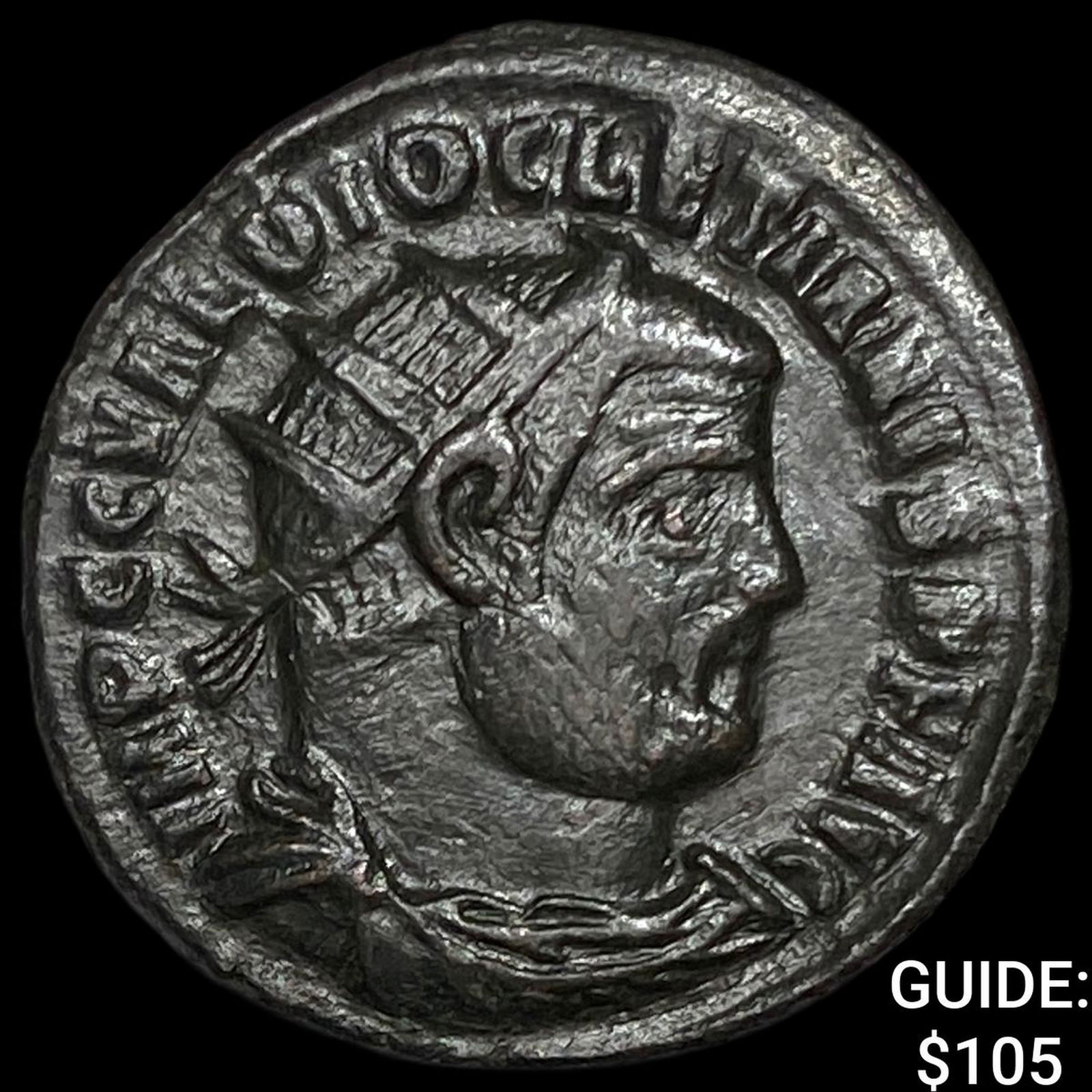 Roman Diocletian 284-305 AD BI Nummus CHOICE AU: Roman Diocletian 284-305 AD BI Nummus CHOICE AU