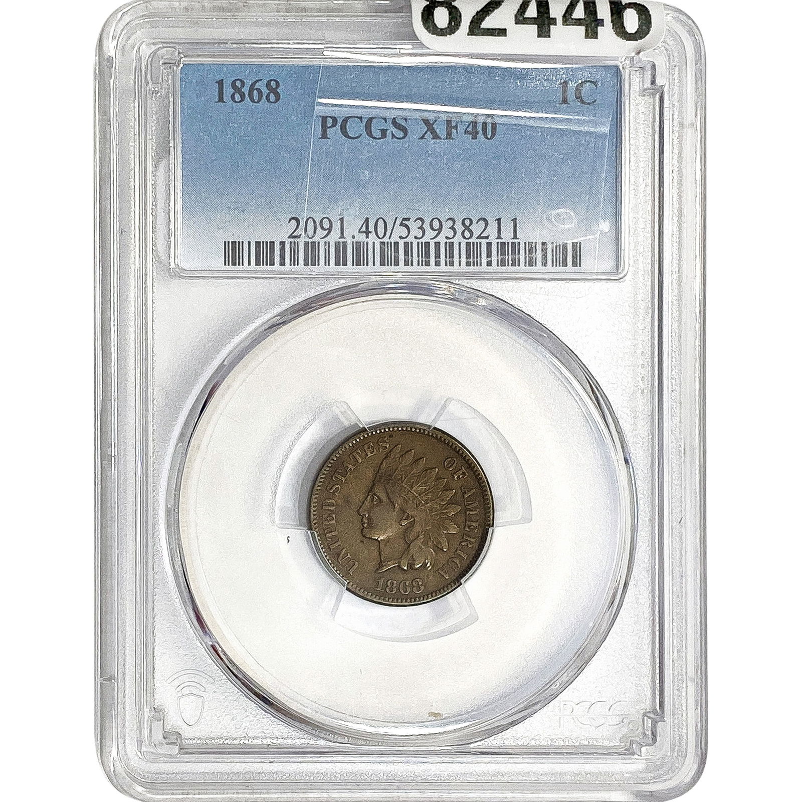 1868 Indian Head Cent PCGS XF40 (1 of 2)