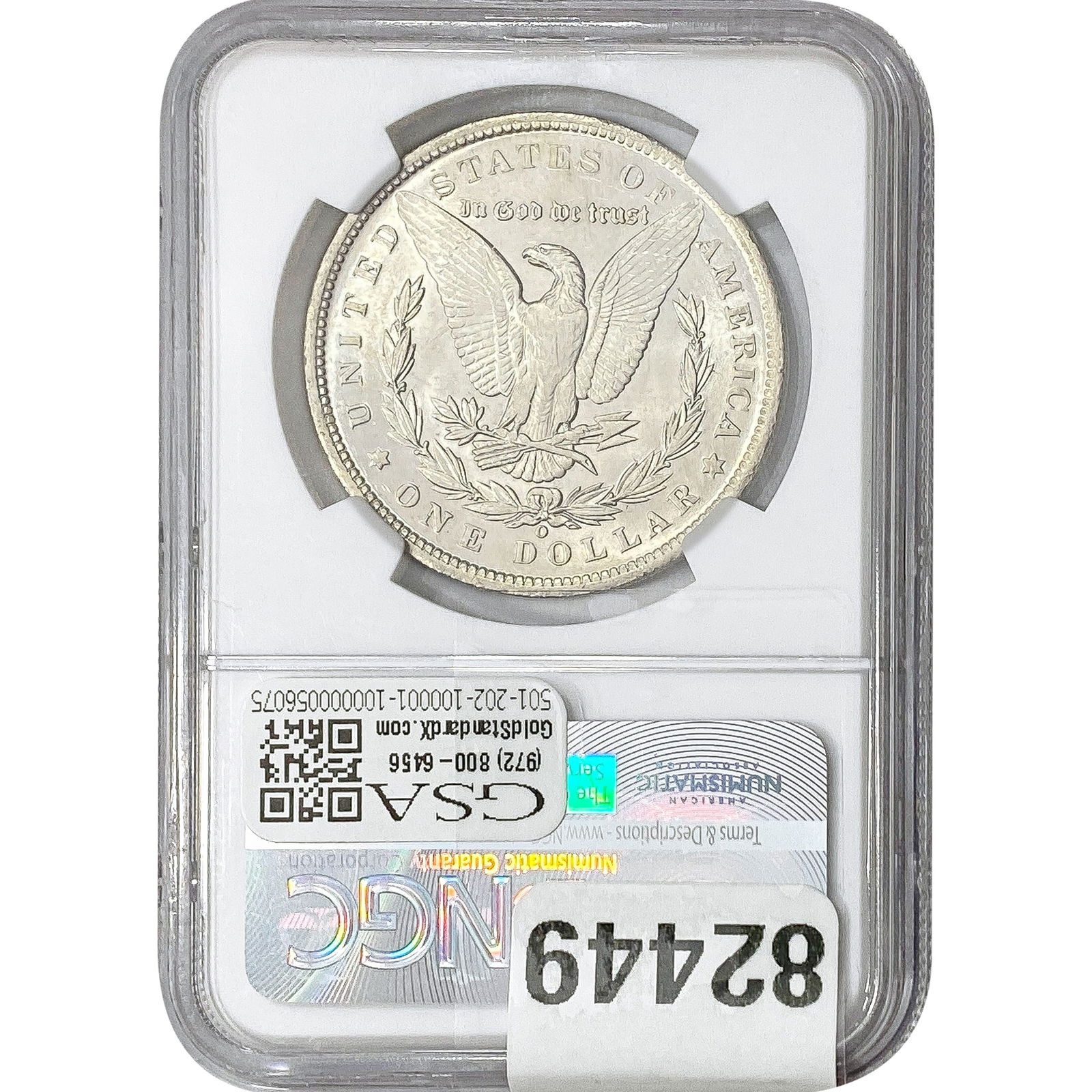 1890-O Morgan Silver Dollar NGC MS63 - 2