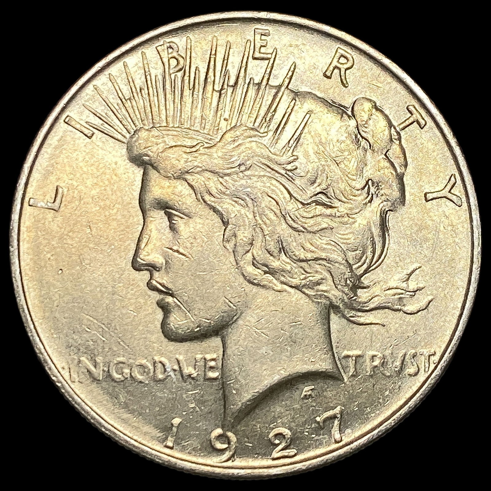 1927-D Silver Peace Dollar CHOICE AU (1 of 2)