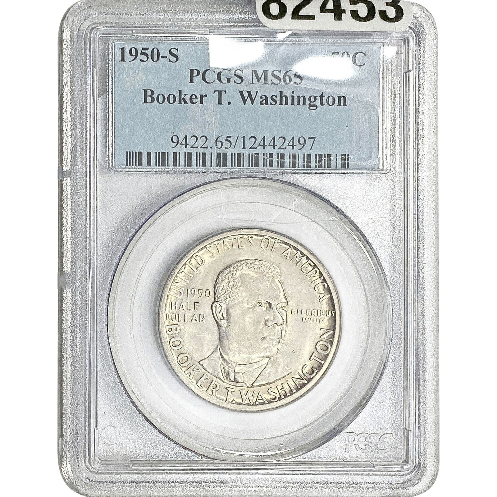 1950-S Booker T Half Dollar PCGS MS65 (1 of 2)
