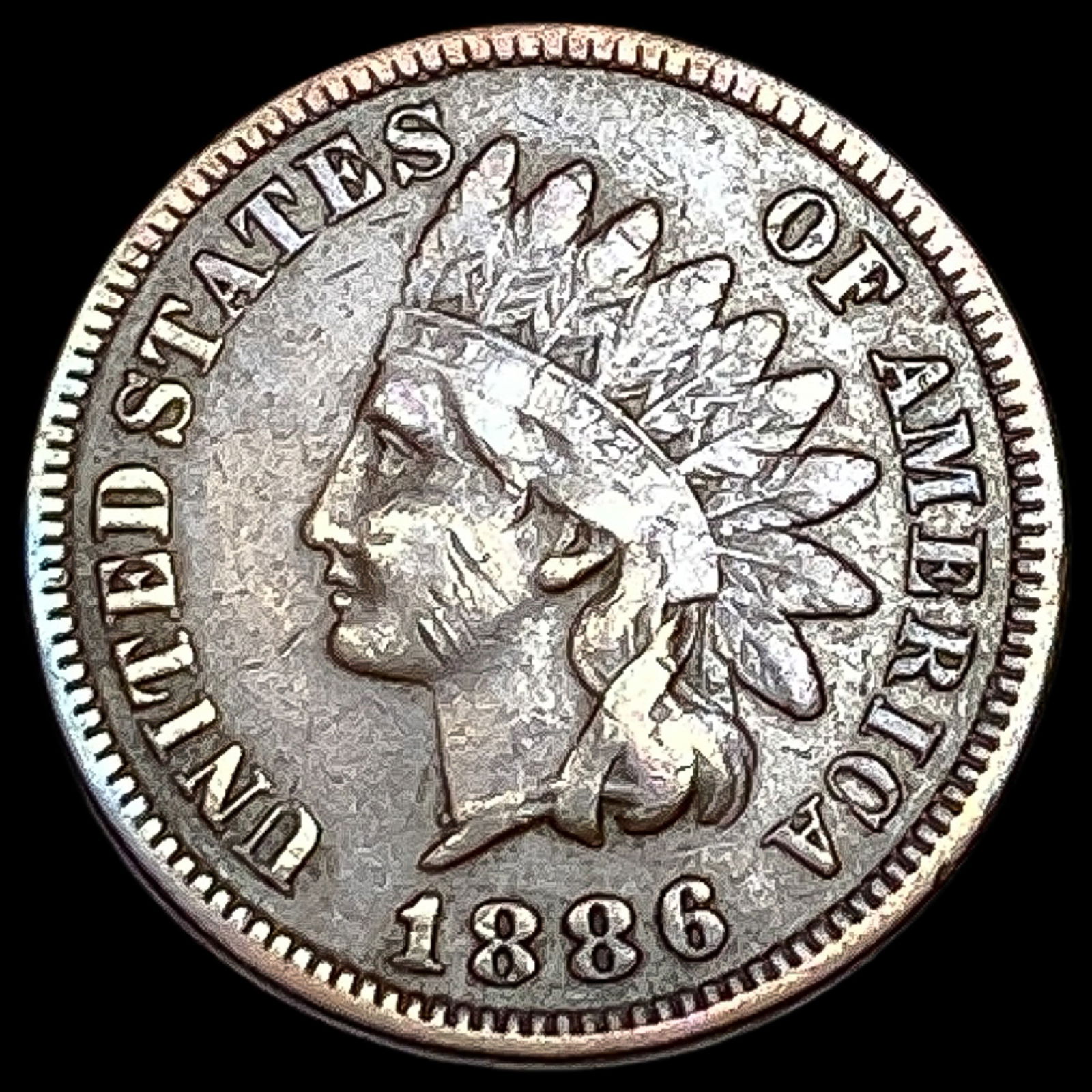 1886 Indian Head Cent LIGHTLY CIRCULATED (1 of 2)