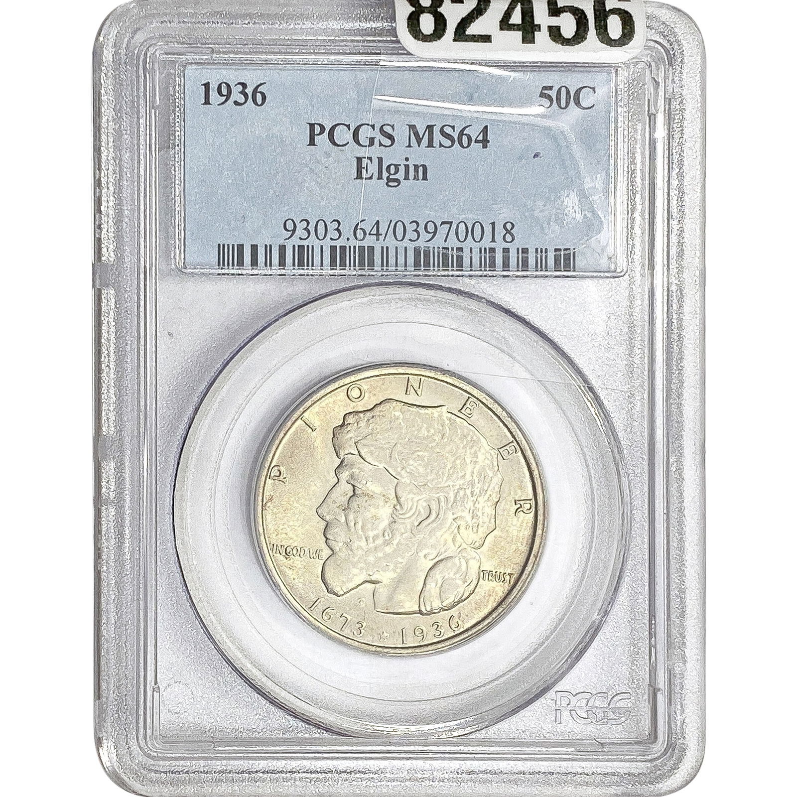 1936 Elgin Half Dollar NGC MS64 (1 of 2)