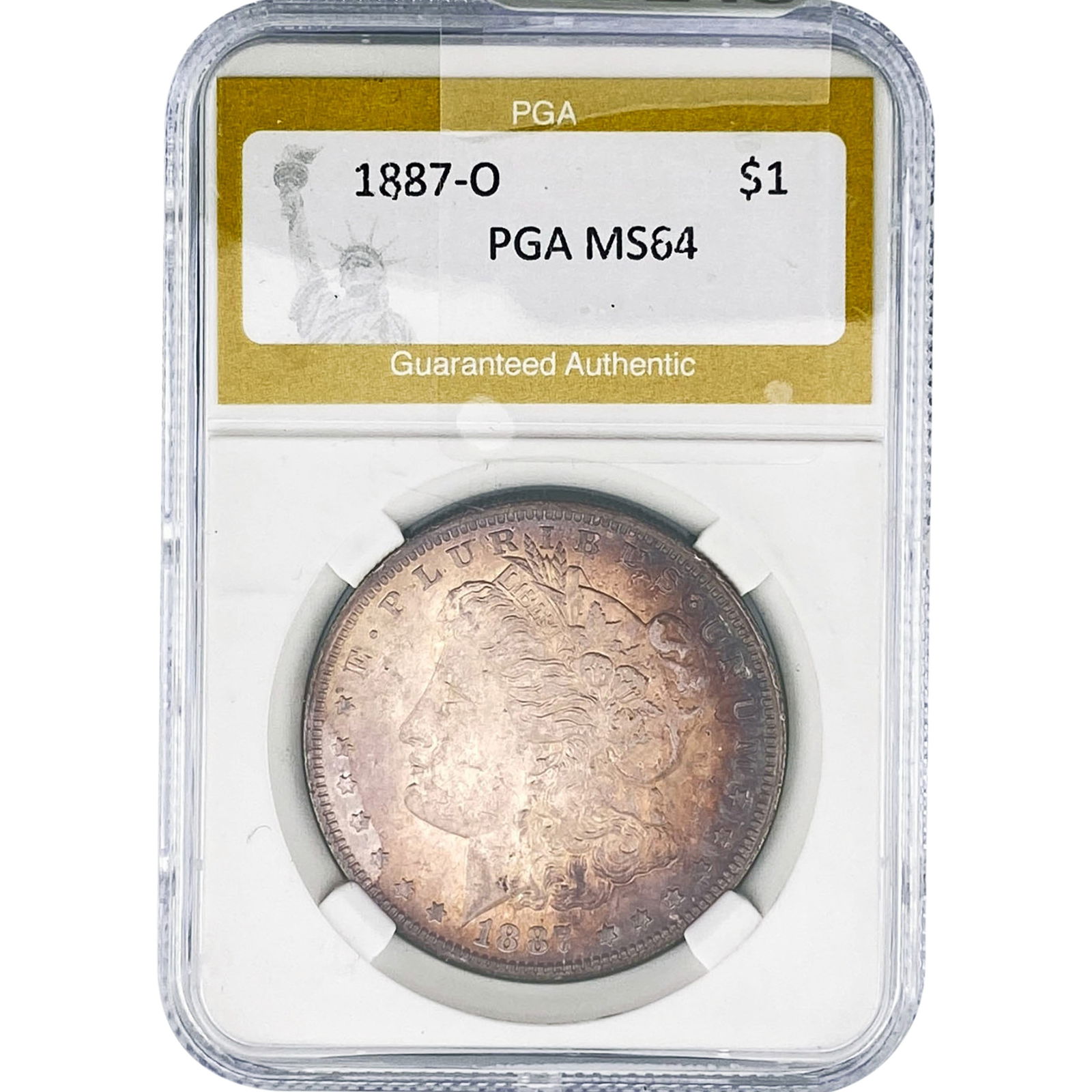 1887-O Morgan Silver Dollar PGA MS64 (1 of 2)