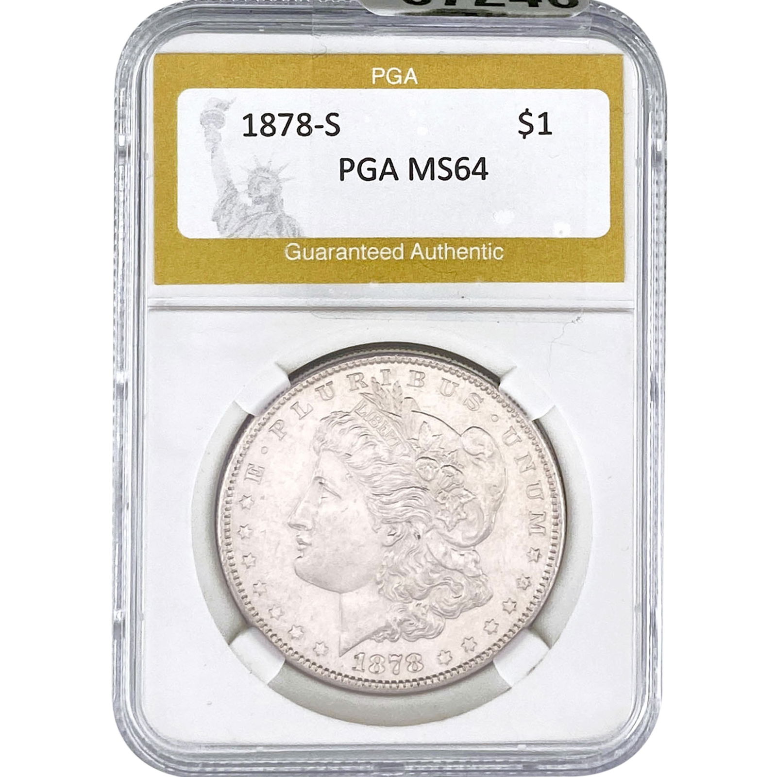 1878-S Morgan Silver Dollar PGA MS64 (1 of 2)