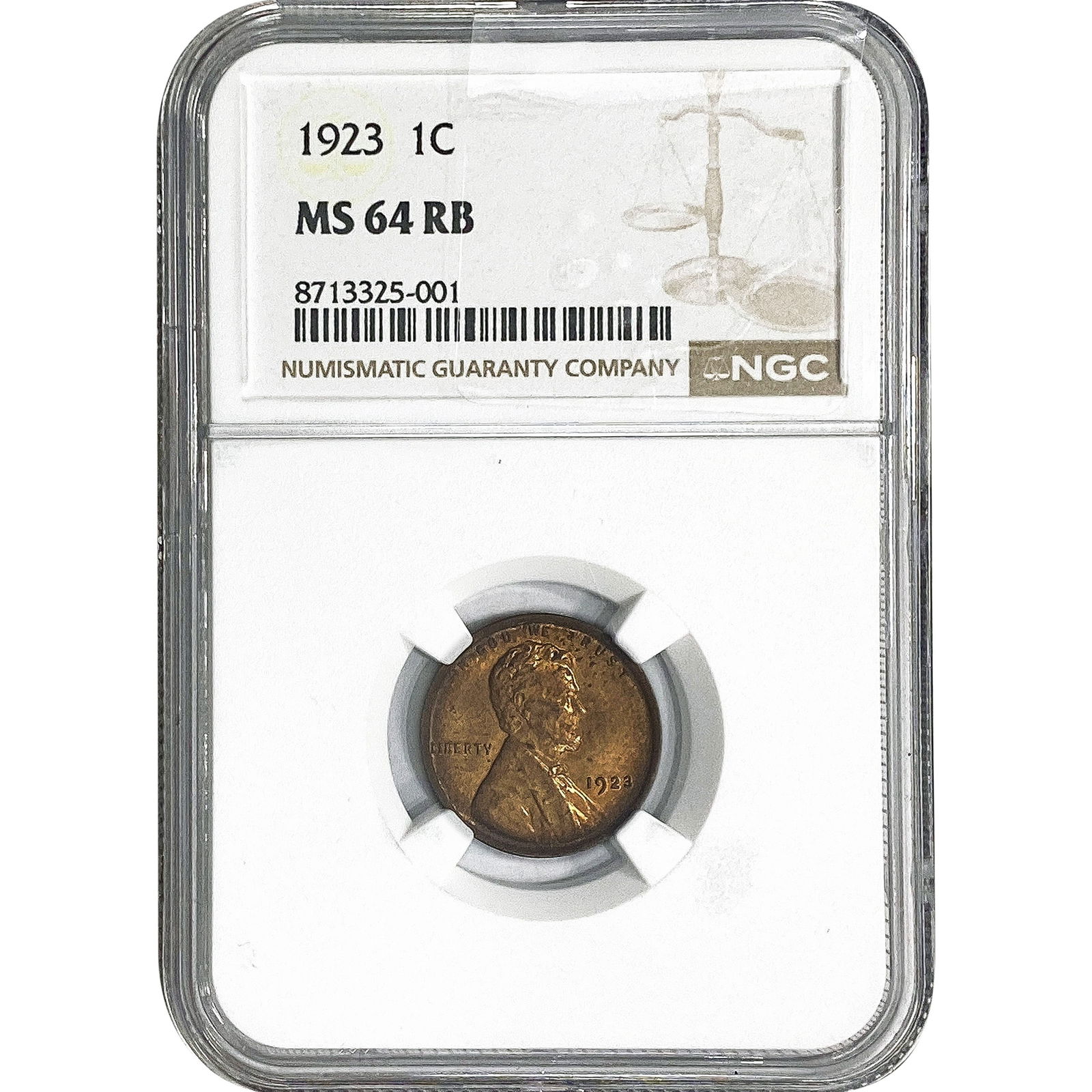 1923 Wheat Cent NGC MS64 RB (1 of 2)