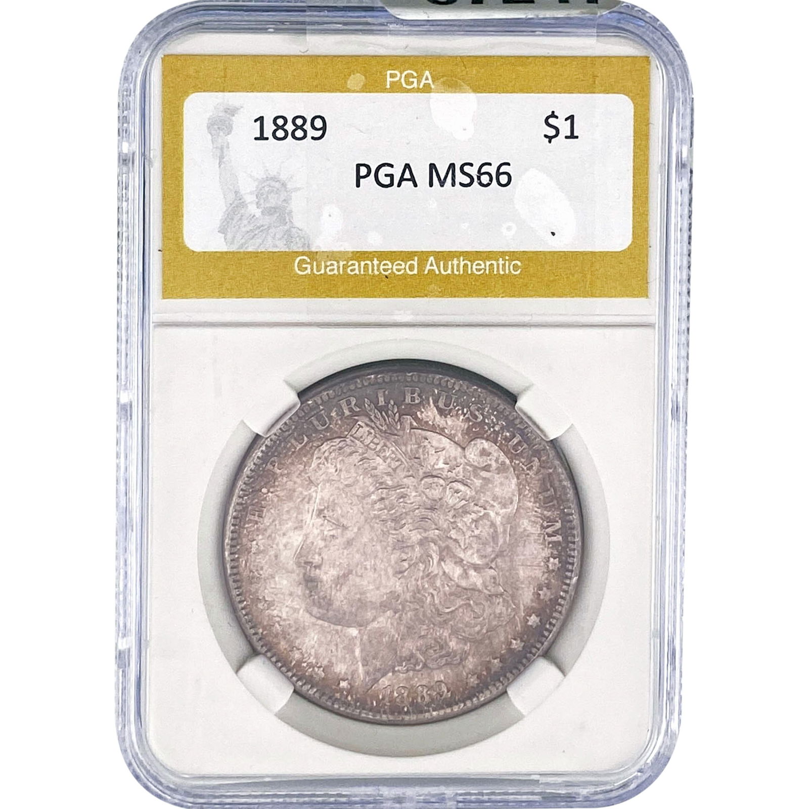 1889 Morgan Silver Dollar PGA MS66: 1889 Morgan Silver Dollar PGA MS66