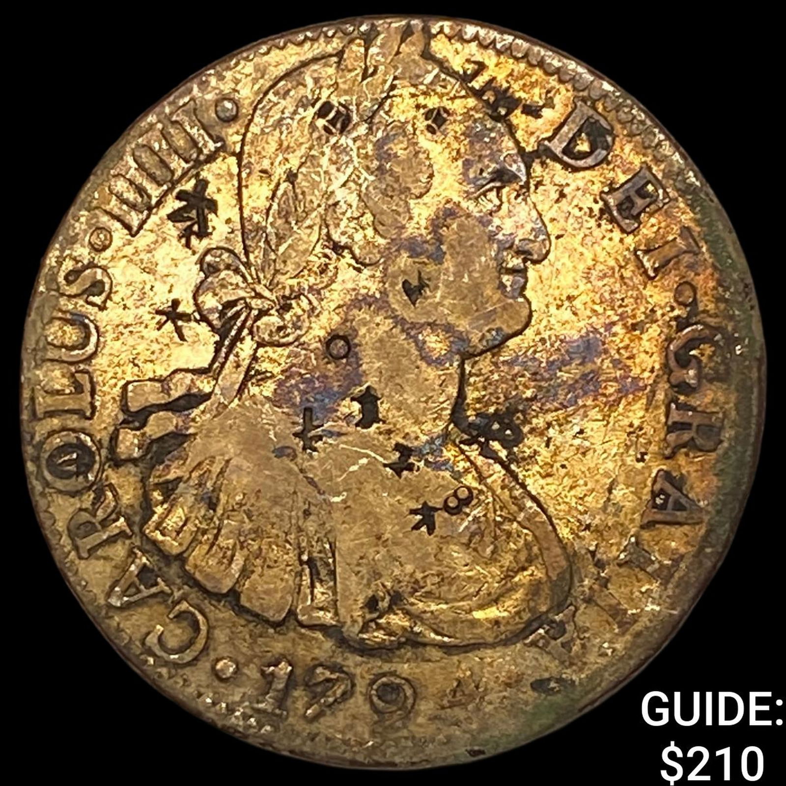 1794 Colonial Spain Silver 8 Reales NEARLY UNCIRCULATED (1 of 2)