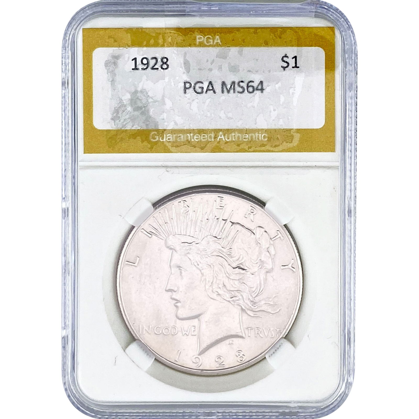 1928 Silver Peace Dollar PGA MS64 (1 of 2)