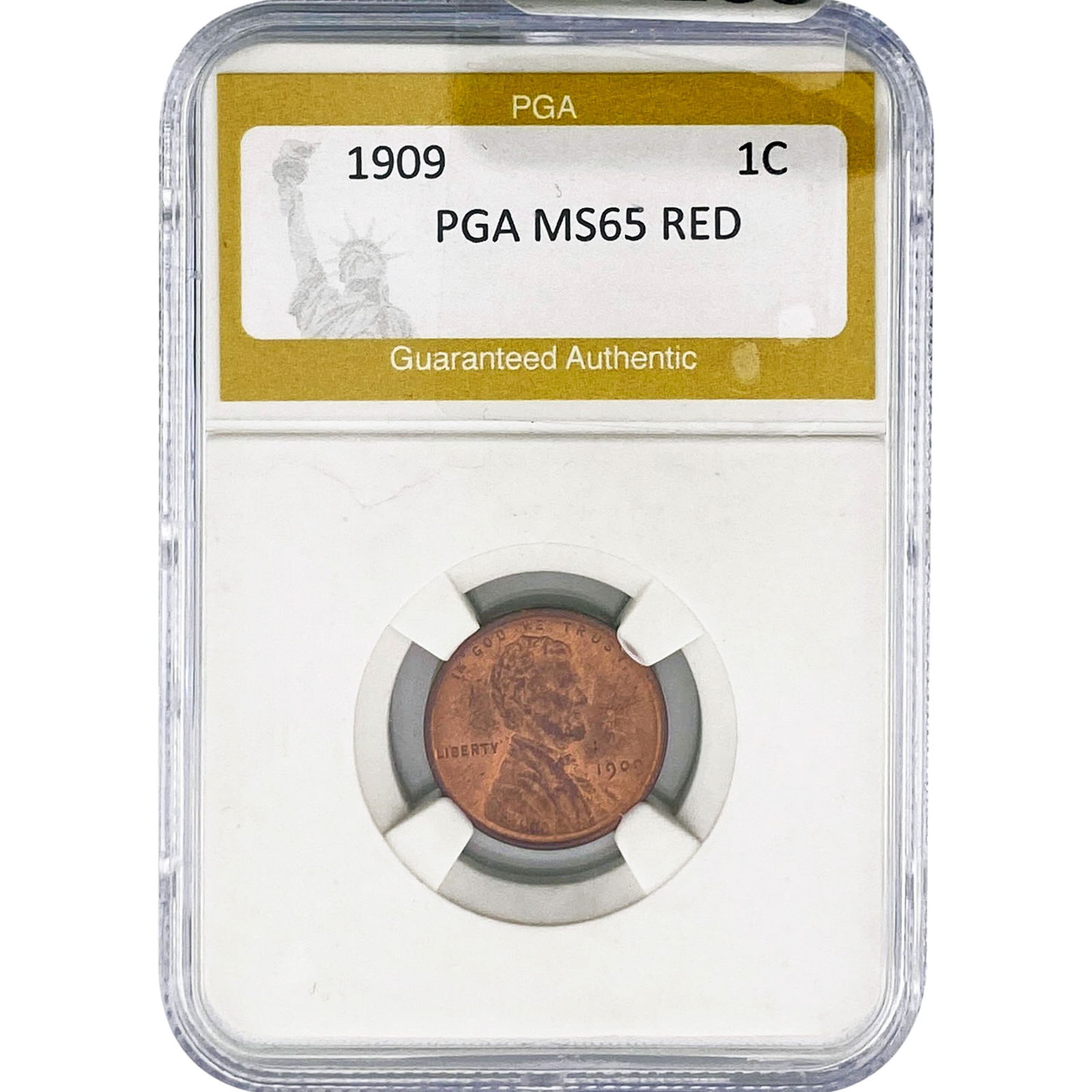 1909 Wheat Cent PGA MS65 RED (1 of 2)