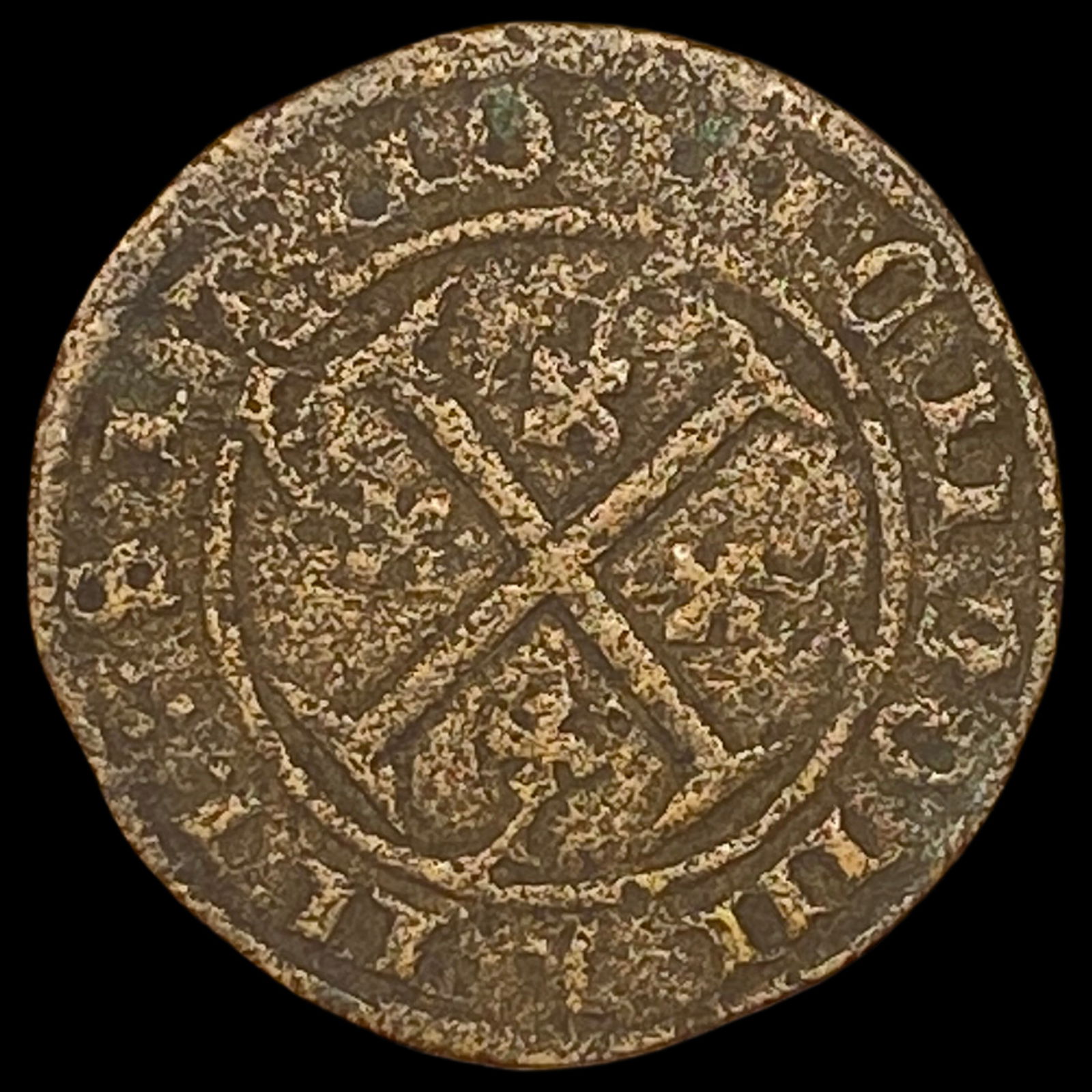 France Jeton Bronze Tournai 1497-1521 NEARLY UNCIRCULATED (1 of 2)