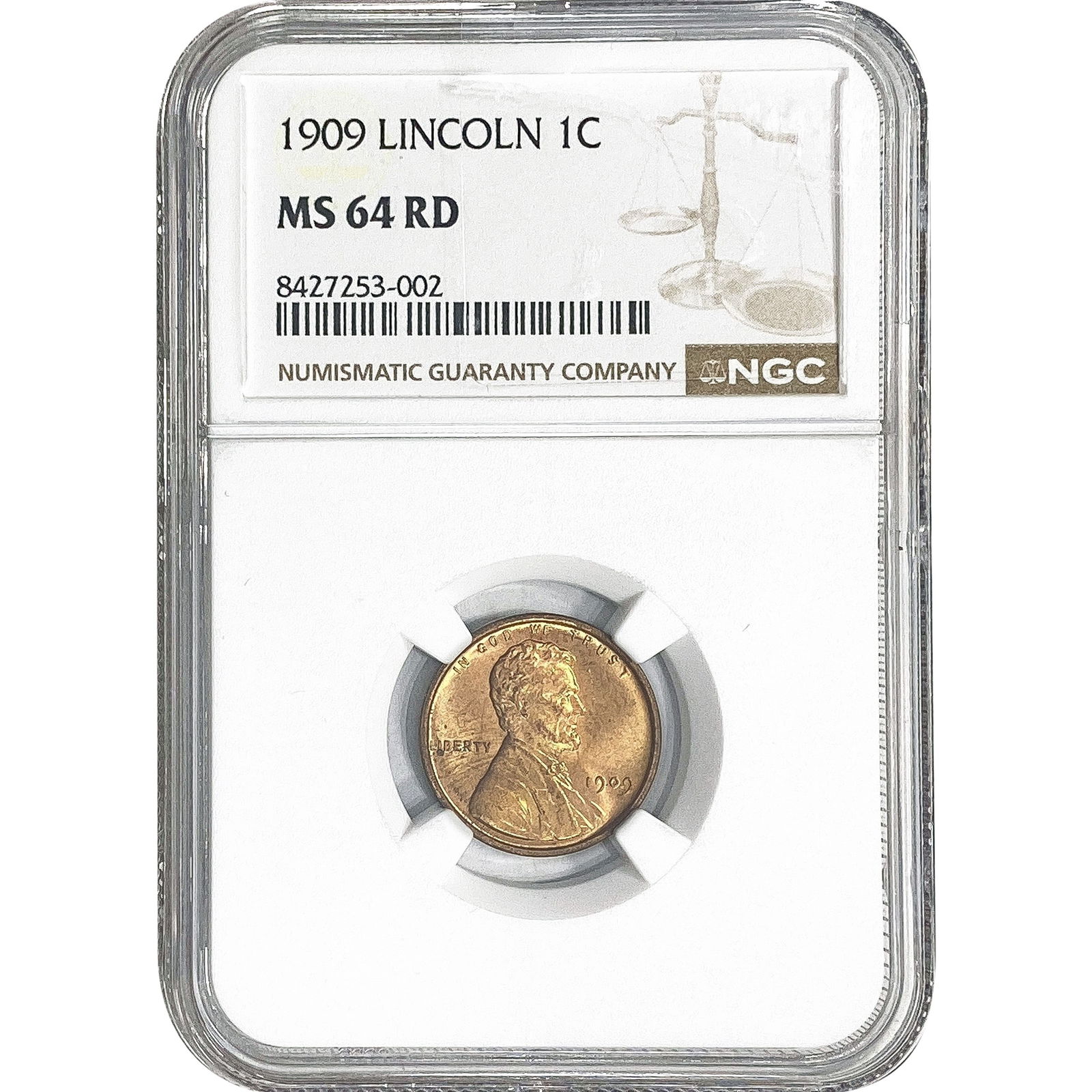 1909 Wheat Cent NGC MS64 RD (1 of 2)