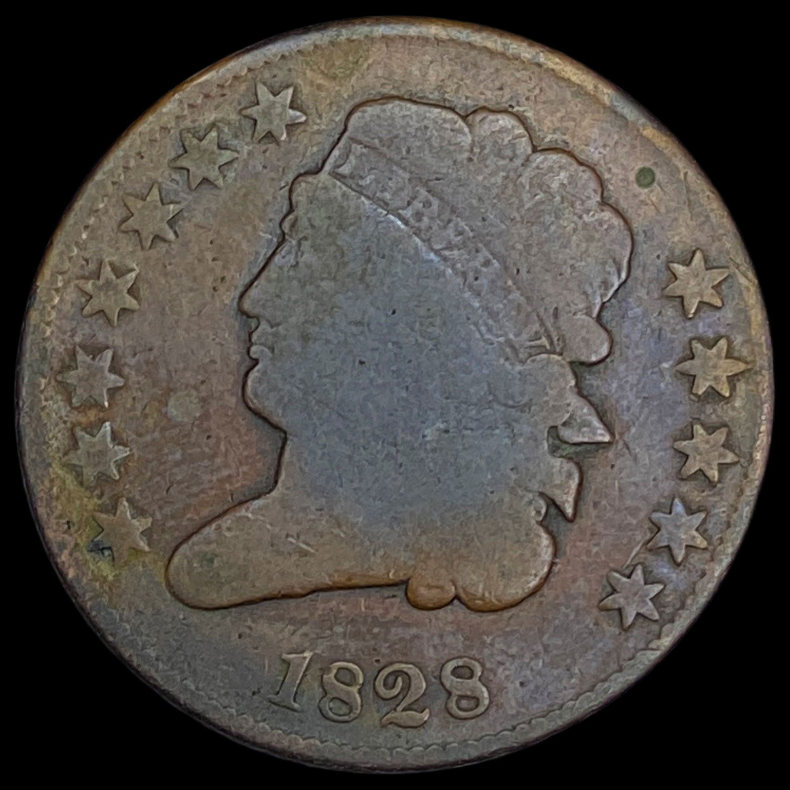 1828 Classic Head Half Cent NICELY CIRCULATED (1 of 2)
