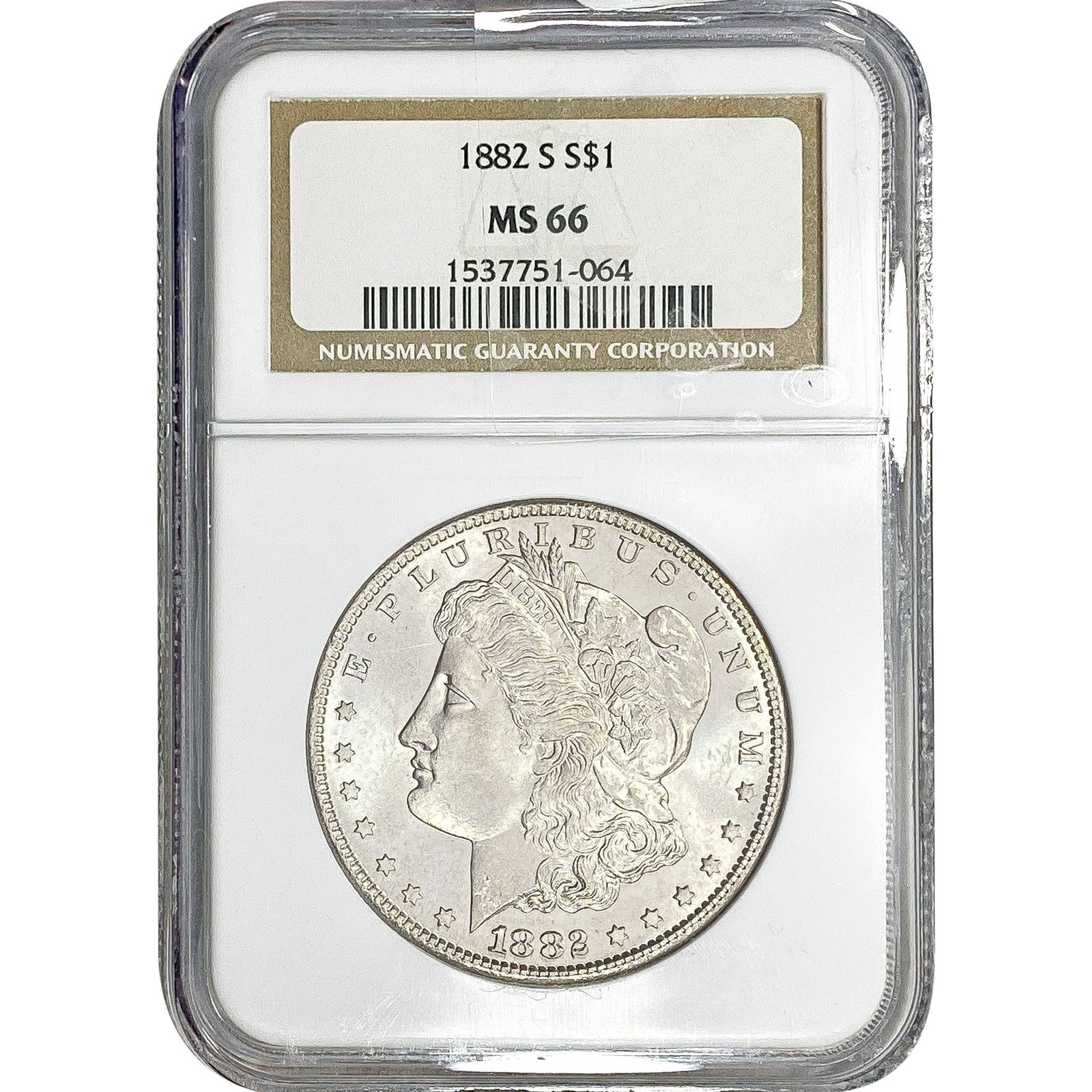 1882-S Morgan Silver Dollar NGC MS66 (1 of 2)