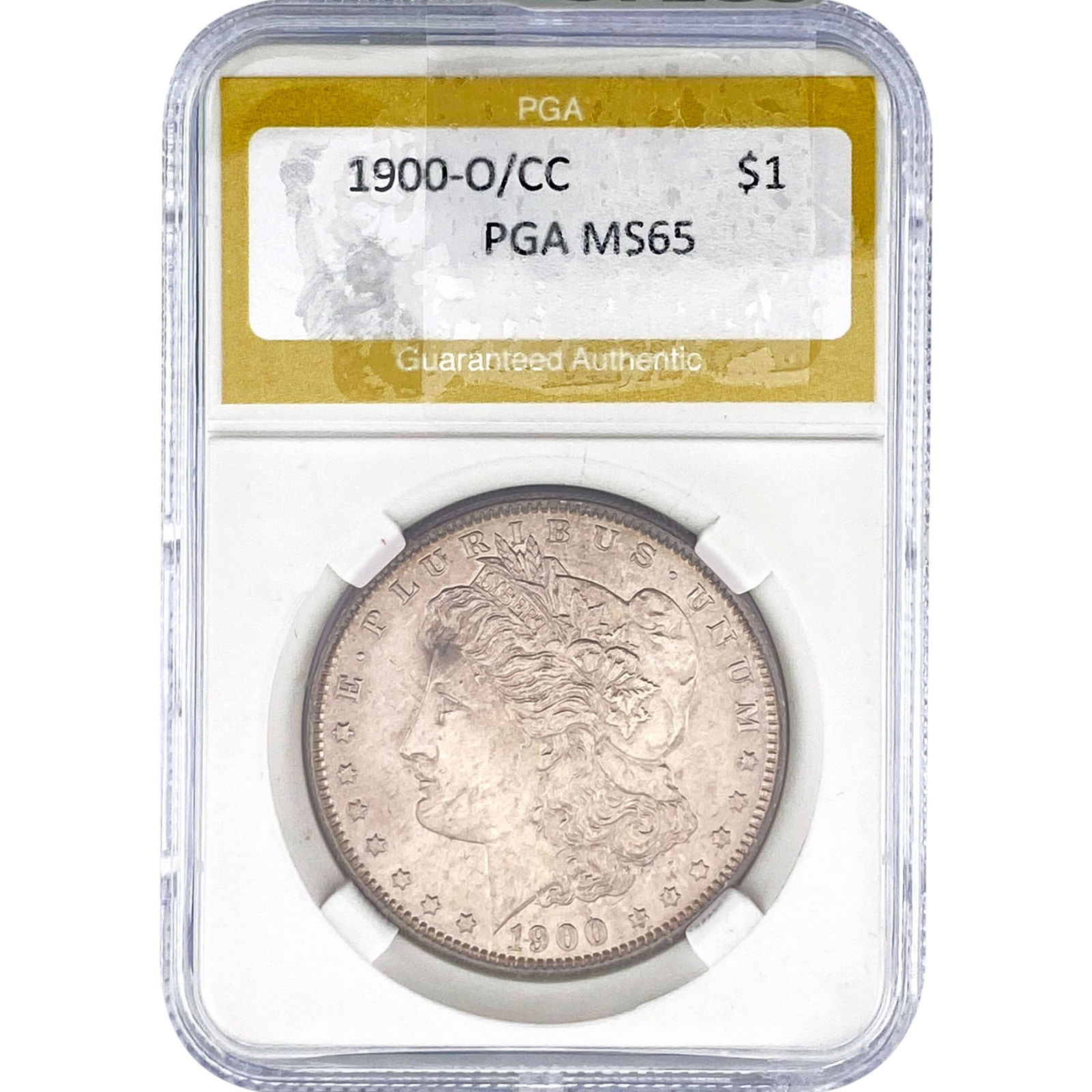 1900-O/CC Morgan Silver Dollar PGA MS65: 1900-O/CC Morgan Silver Dollar PGA MS65
