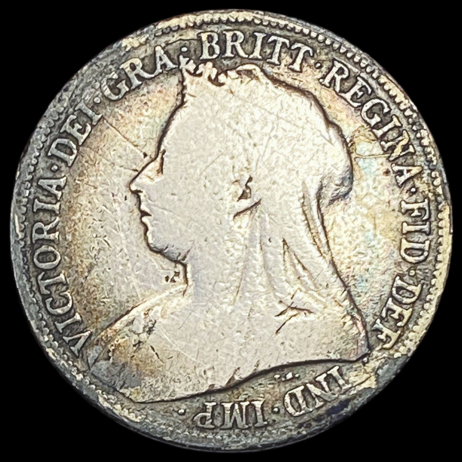 1898 Silver One Shilling Great Britain NICELY CIRCULATED (1 of 2)