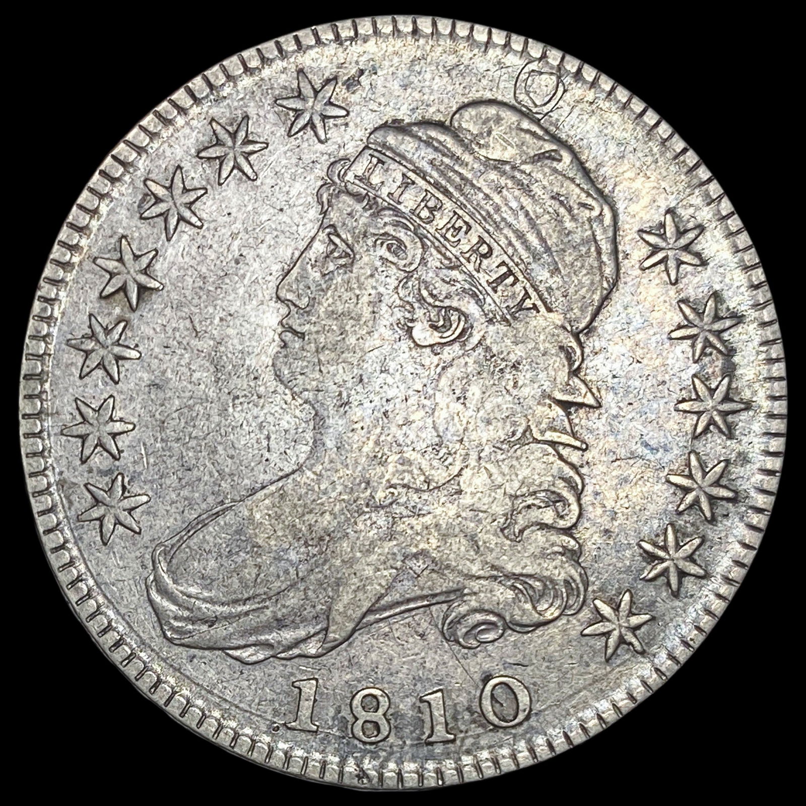 1810 Capped Bust Half Dollar NEARLY UNCIRCULATED (1 of 2)