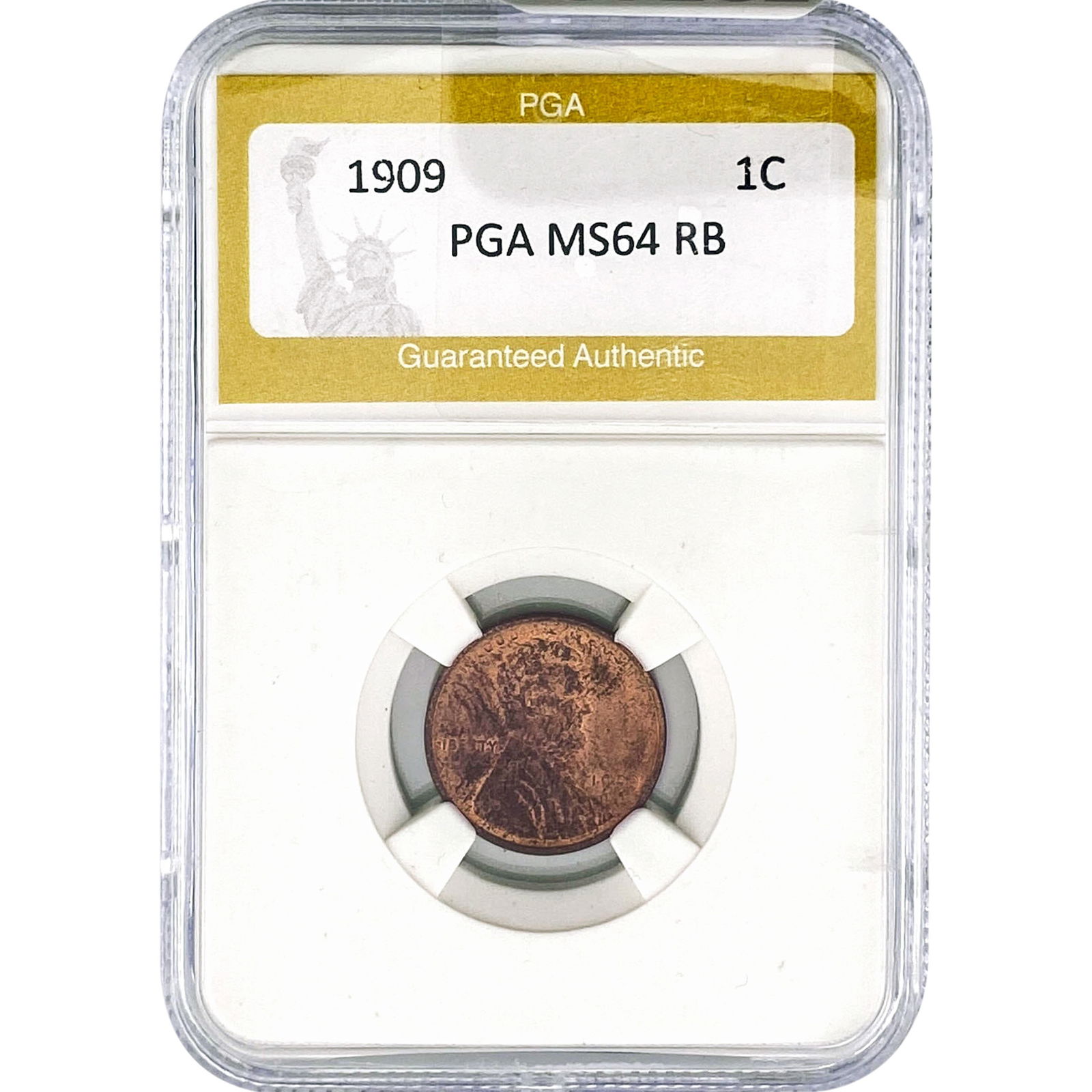 1909 Wheat Cent PGA MS64 RB (1 of 2)