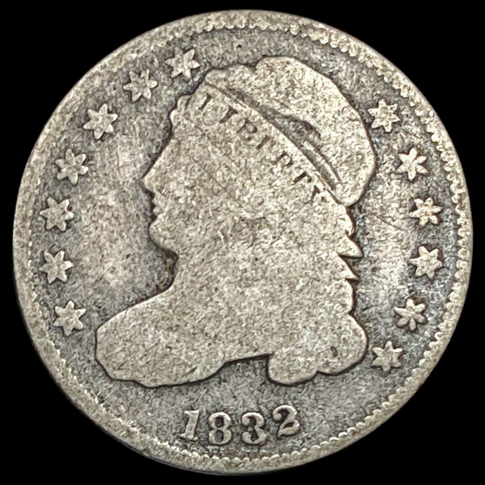 1832 Capped Bust Dime LIGHTLY CIRCULATED (1 of 2)