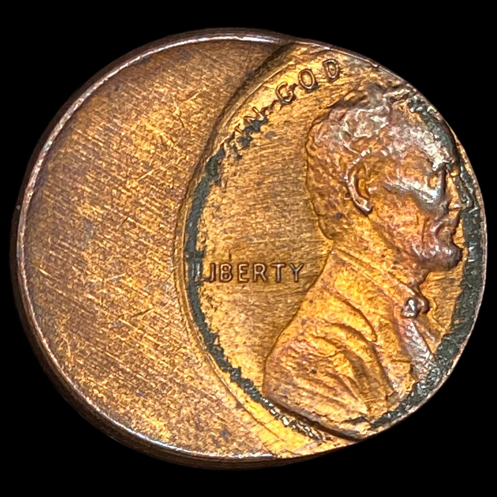 Lincoln Cent Struck Off Center UNCIRCULATED (1 of 2)