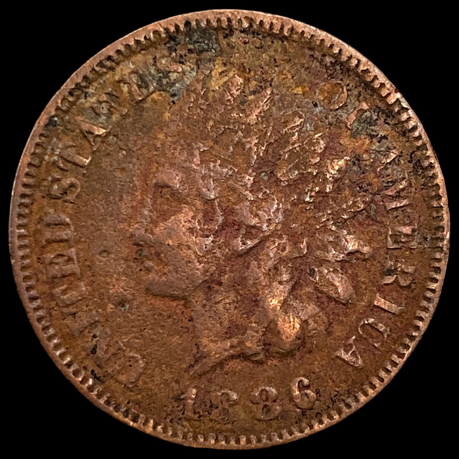 1886 Indian Head Cent HIGH GRADE (1 of 2)