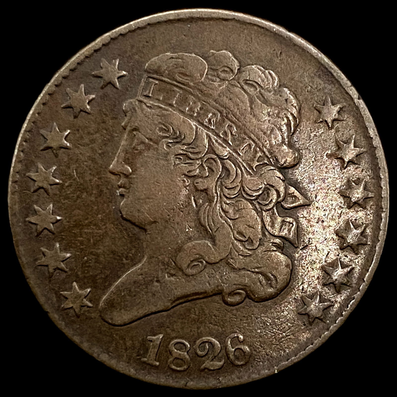 1826 Classic Head Half Cent LIGHTLY CIRCULATED (1 of 2)