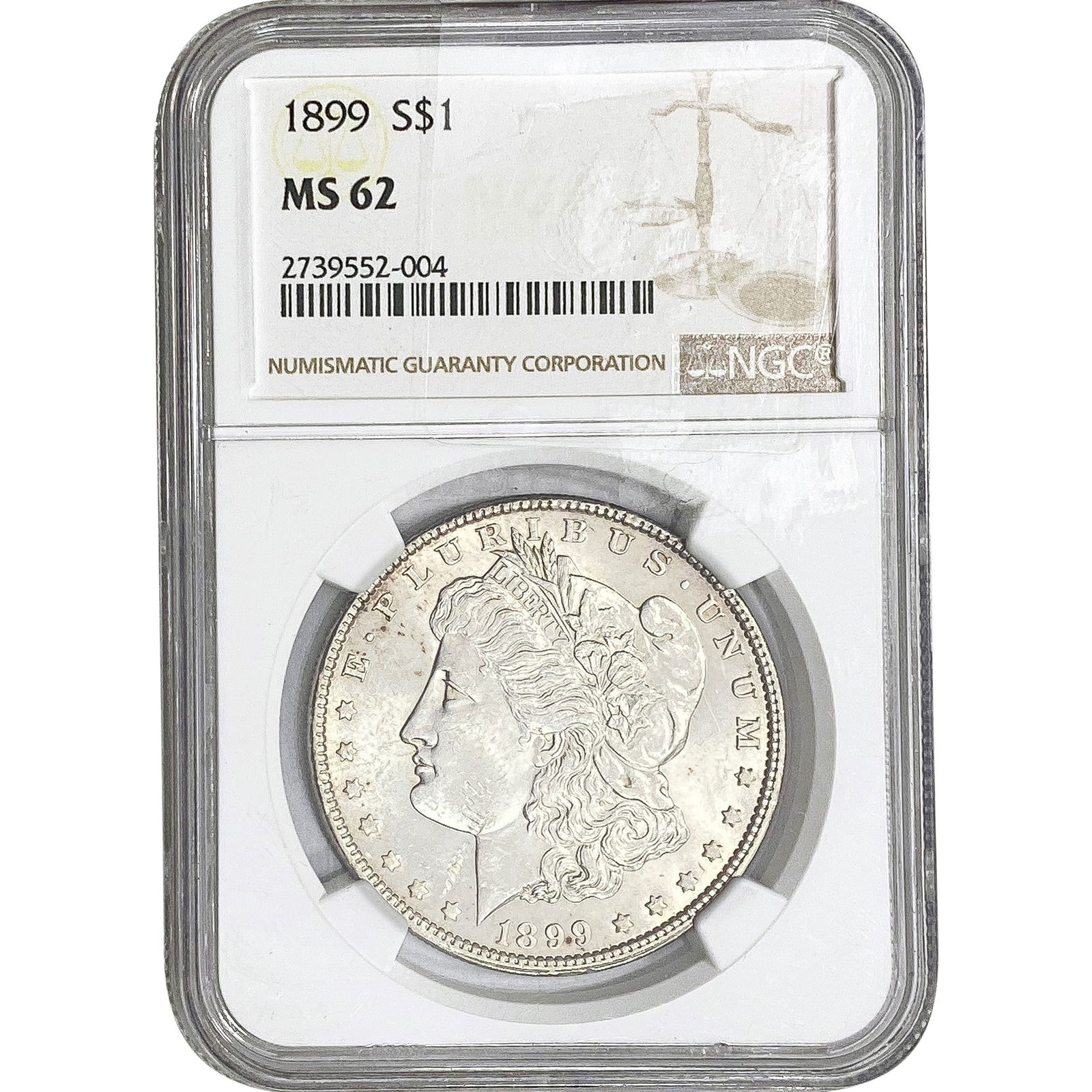 1899 Morgan Silver Dollar NGC MS62 (1 of 2)