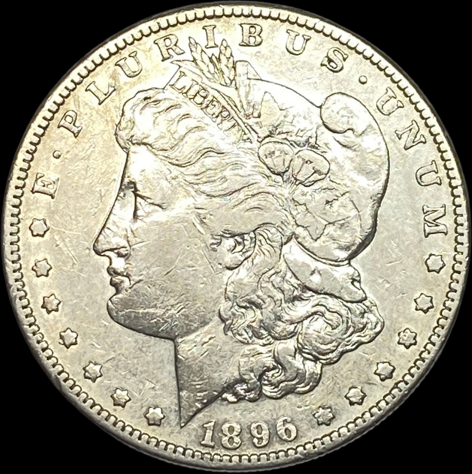 1896-S Silver Morgan Dollar NEARLY UNCIRCULATED (1 of 2)
