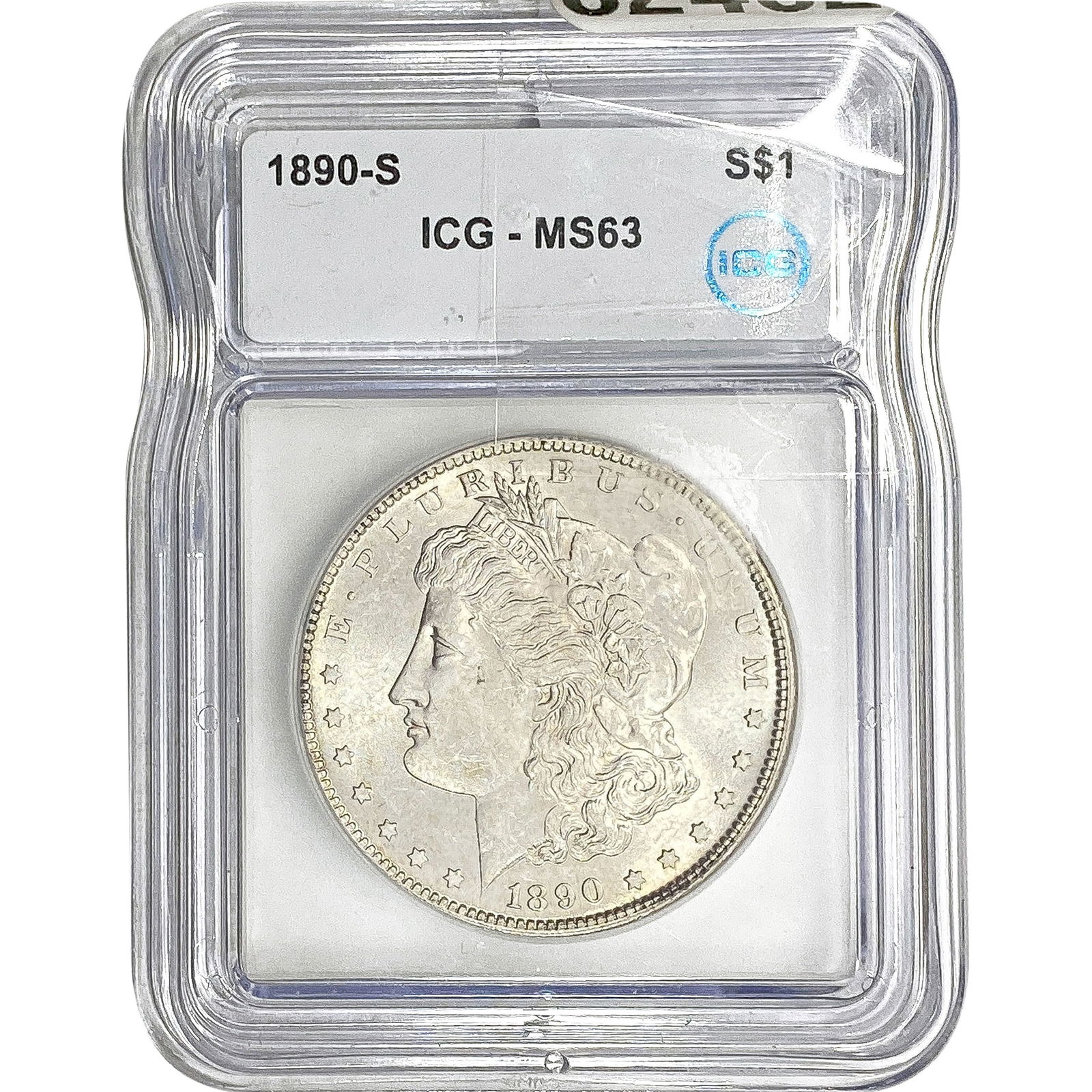 1890-S Morgan Silver Dollar ICG MS63 (1 of 2)