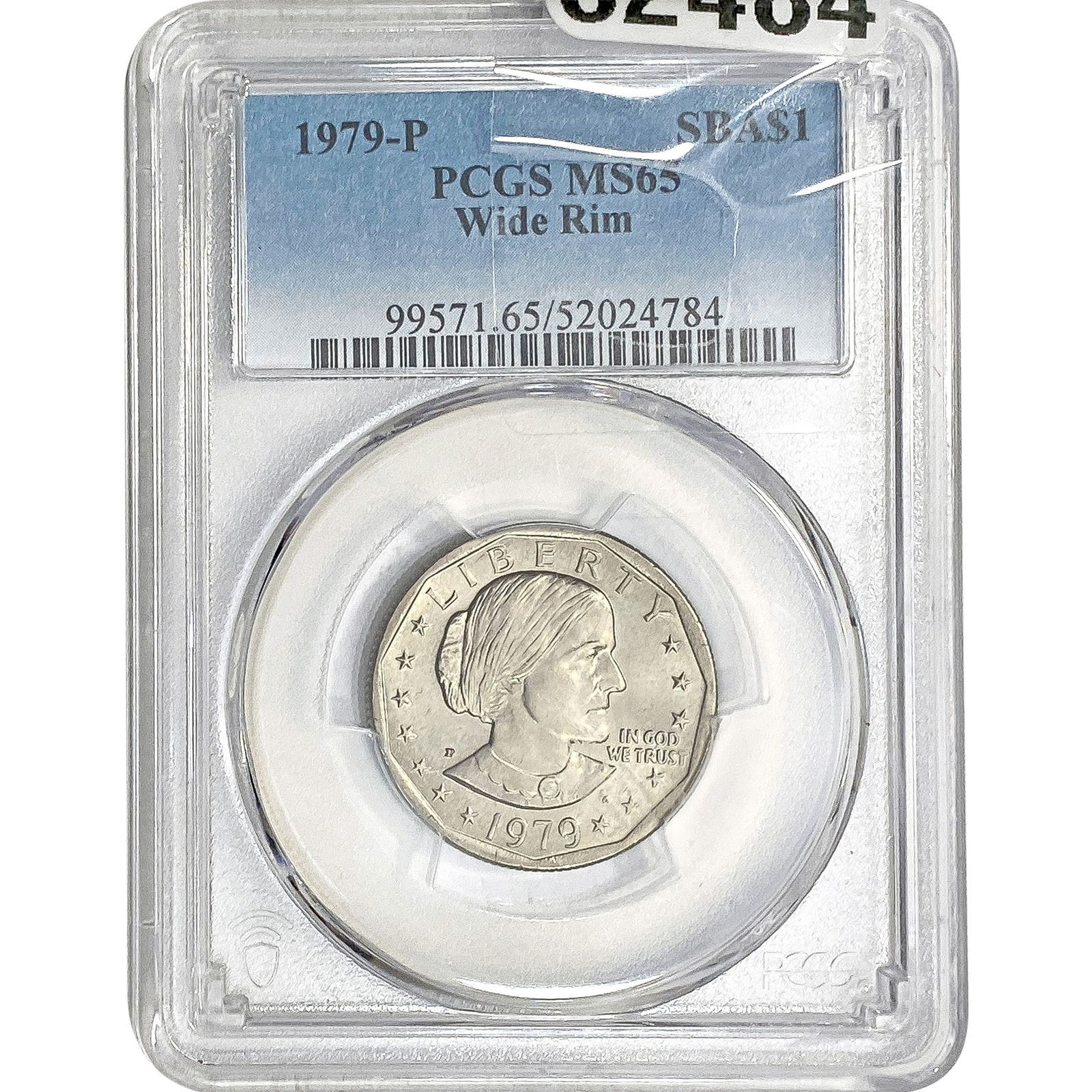 1979-P Eisenhower Dollar PCGS MS65 WIDE RIM (1 of 2)