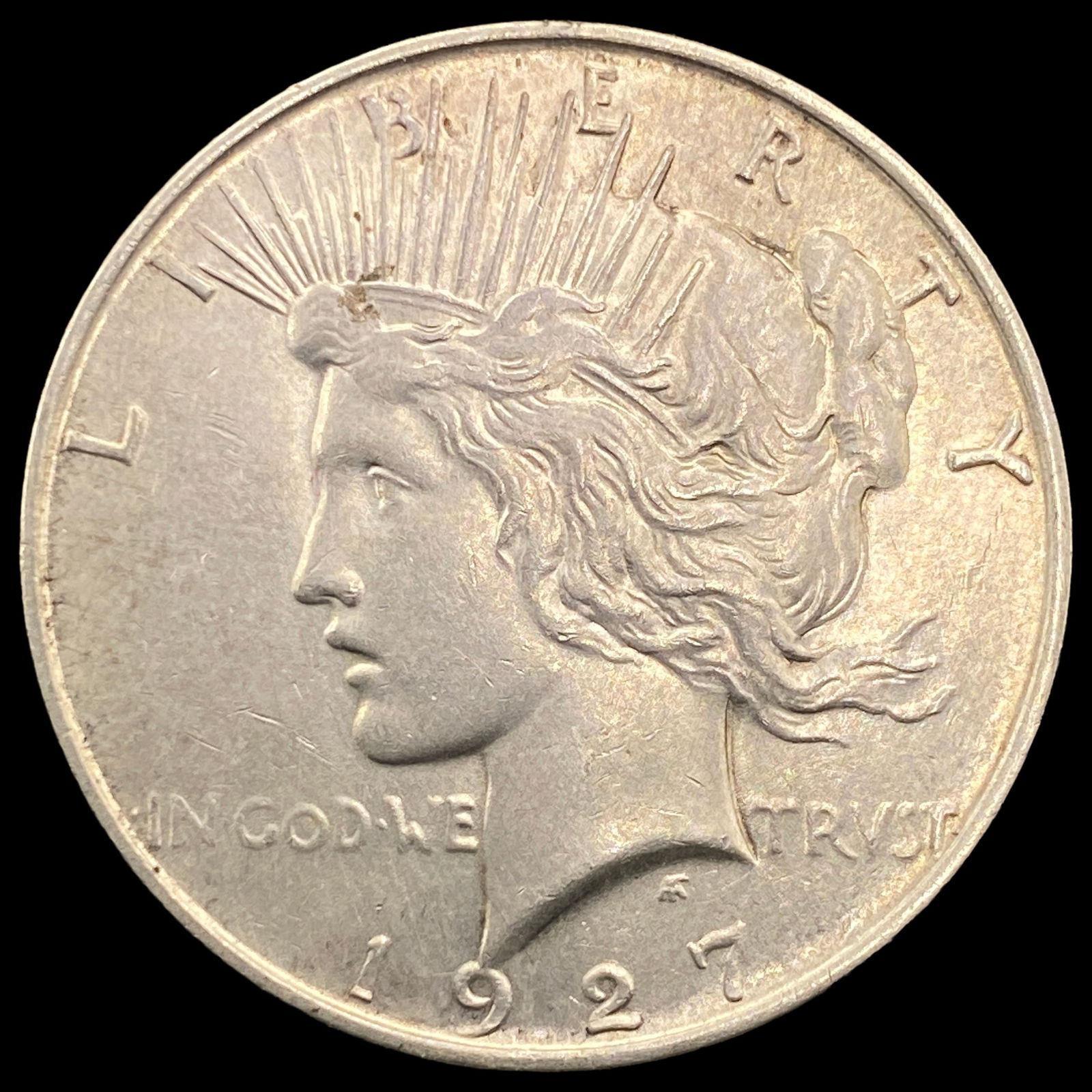 1927-D Silver Peace Dollar CHOICE AU (1 of 2)