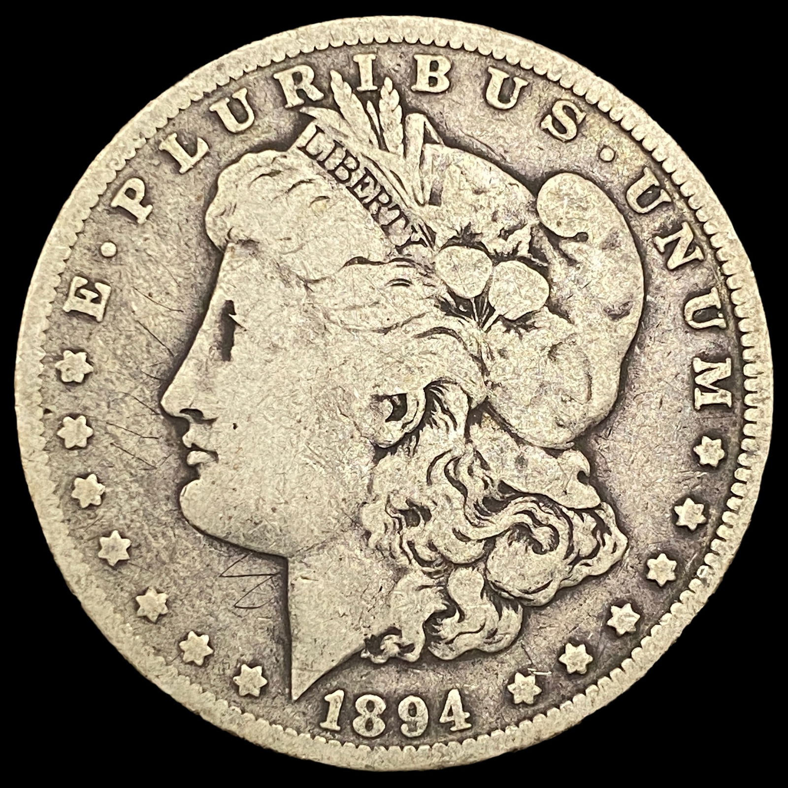 1894 Silver Morgan Dollar NICELY CIRCULATED: 1894 Silver Morgan Dollar NICELY CIRCULATED