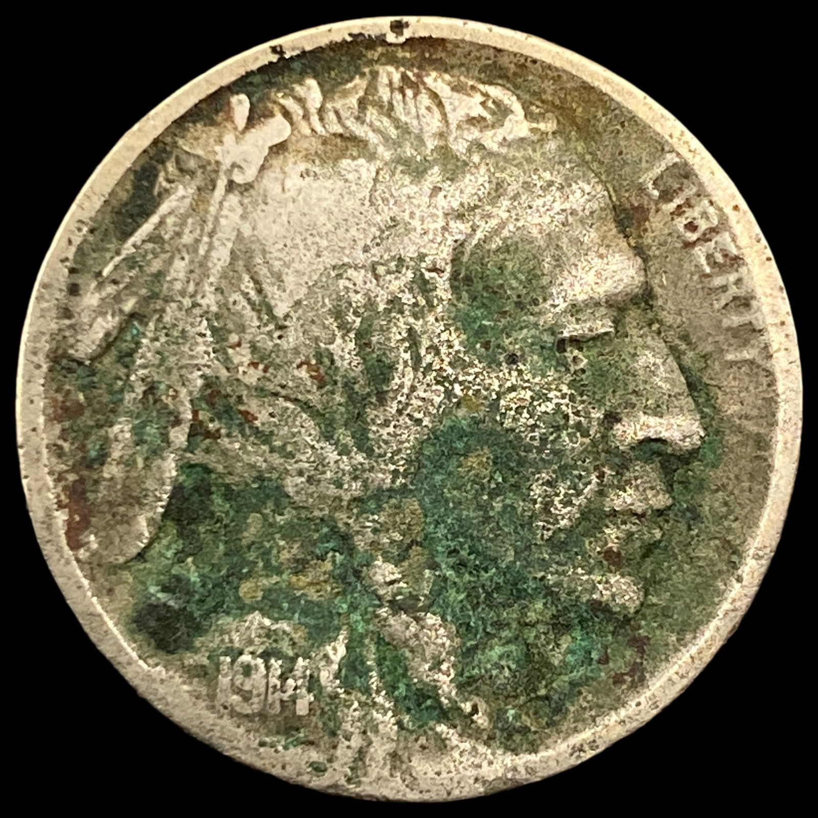 1914-S Buffalo Nickel NICELY CIRCULATED (1 of 2)