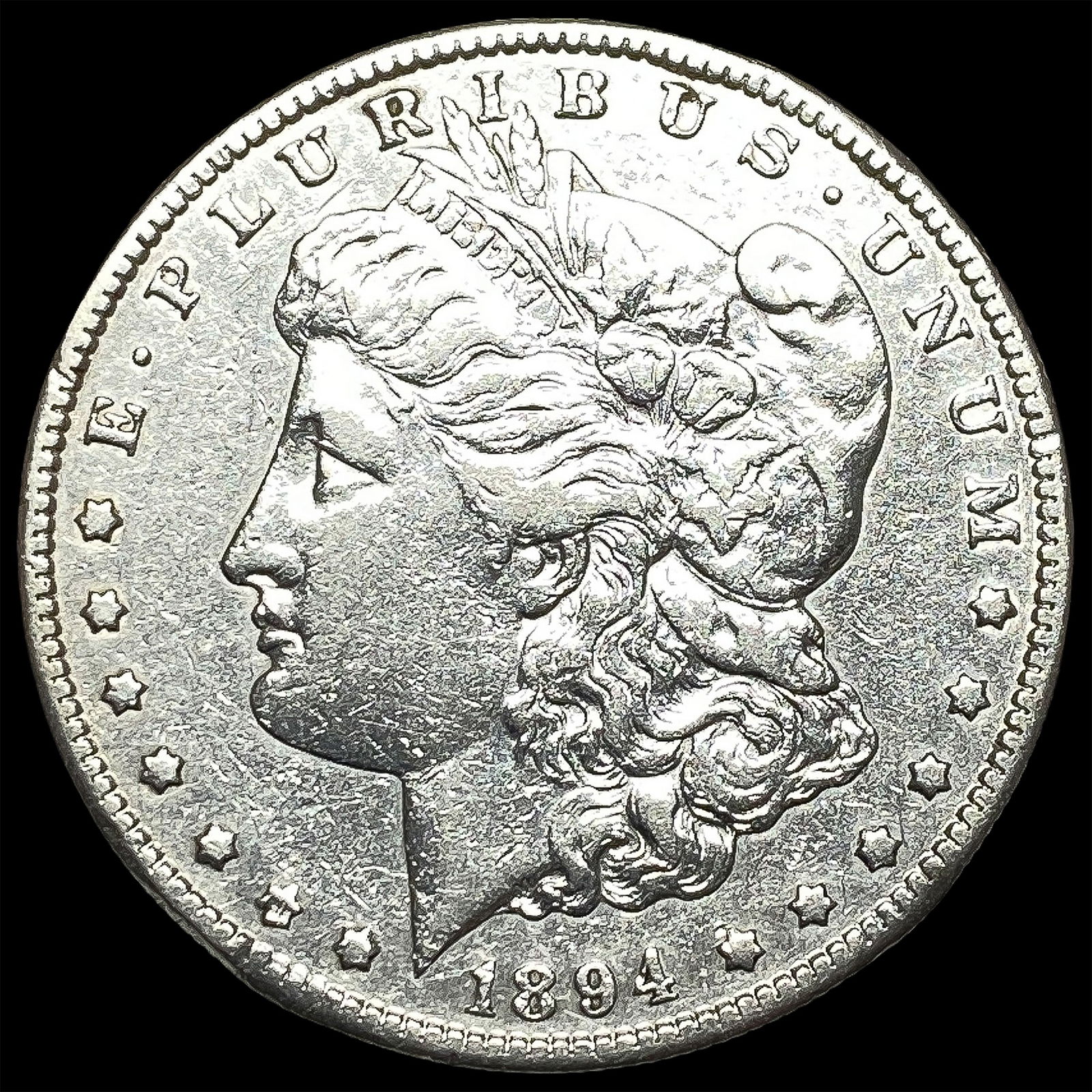 1894-S Silver Morgan Dollar NEARLY UNCIRCULATED (1 of 2)