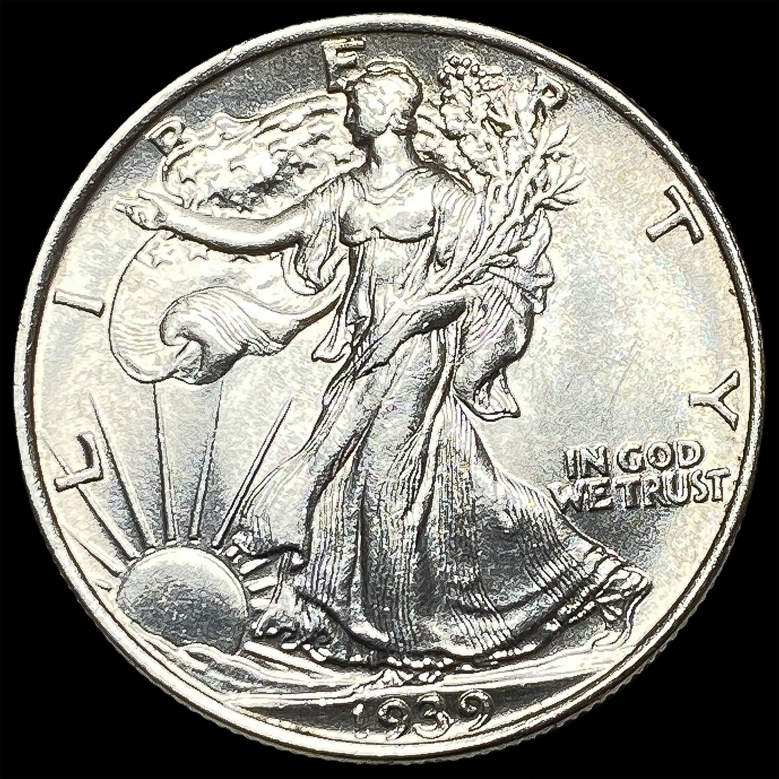 1939 Walking Liberty Half Dollar CHOICE BU (1 of 2)