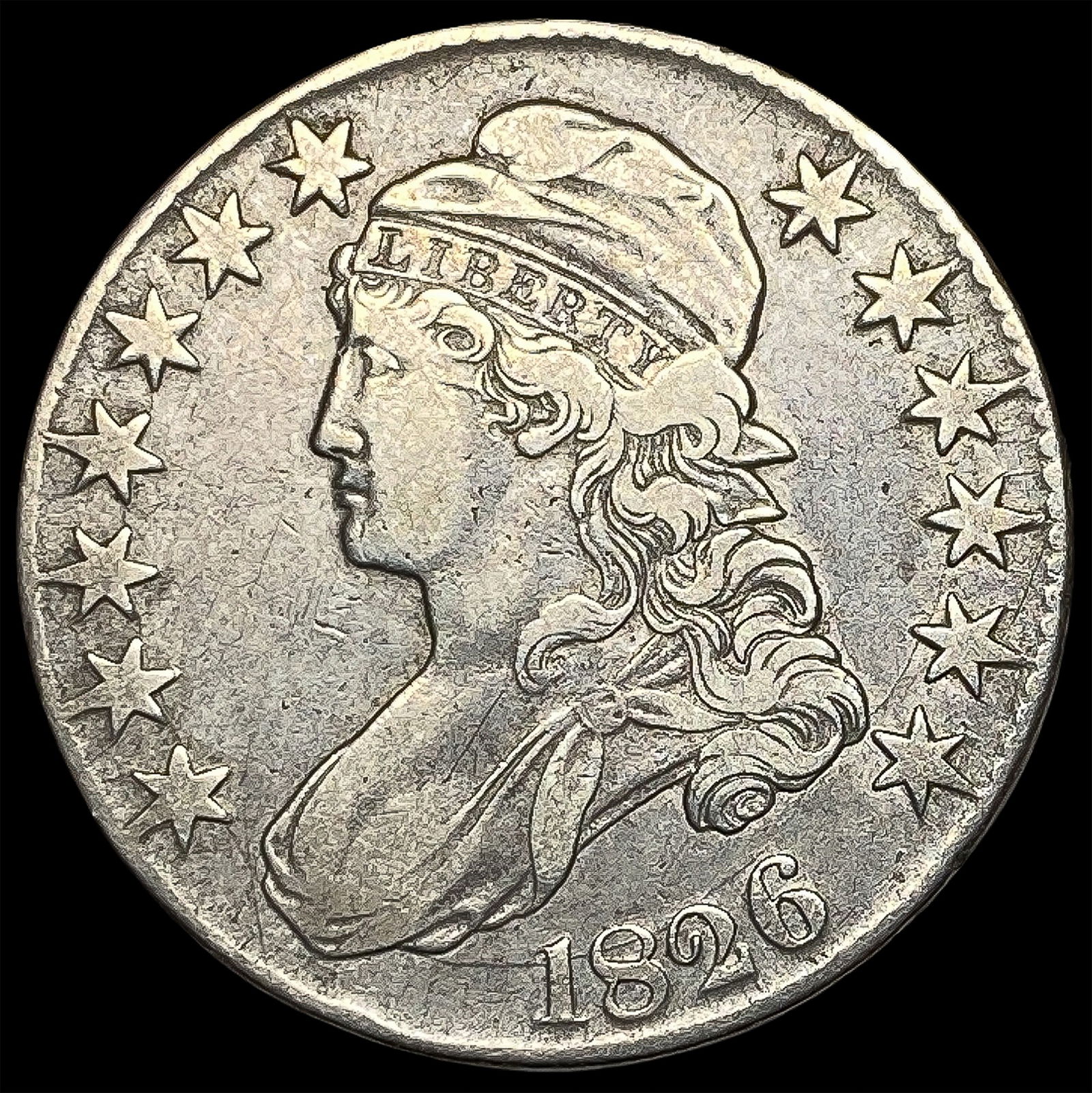 1826 Capped Bust Half Dollar NEARLY UNCIRCULATED (1 of 2)