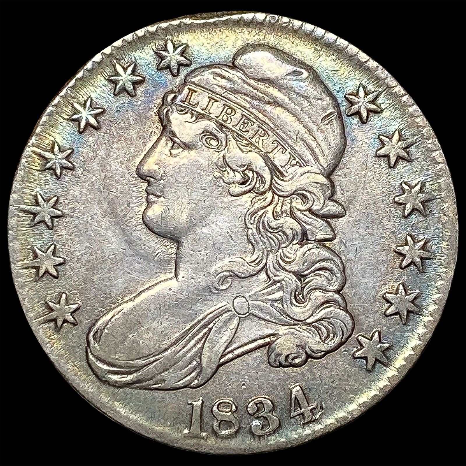 1834 Capped Bust Half Dollar CLOSELY UNCIRCULATED (1 of 2)