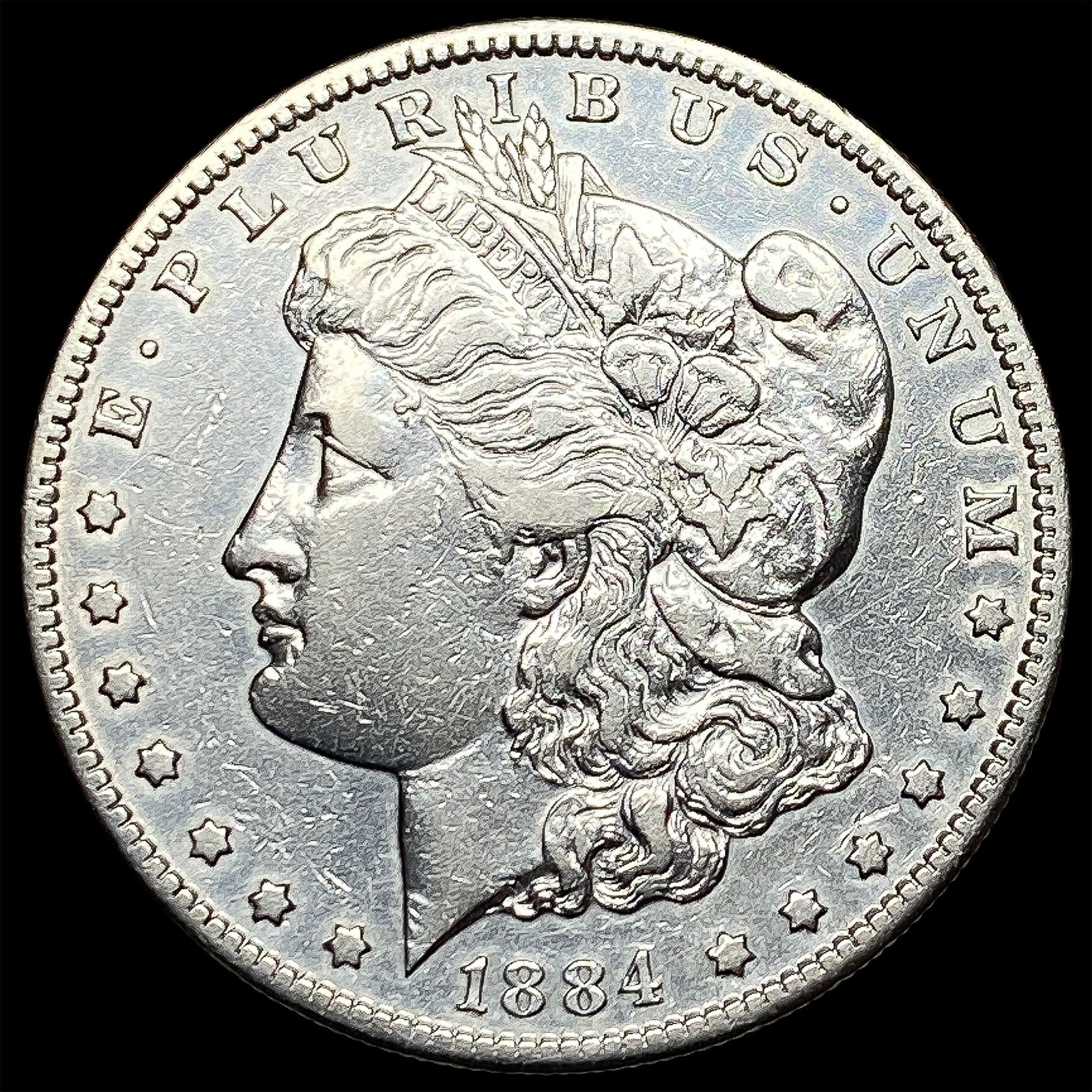 1884-S Silver Morgan Dollar CLOSELY UNCIRCULATED (1 of 2)