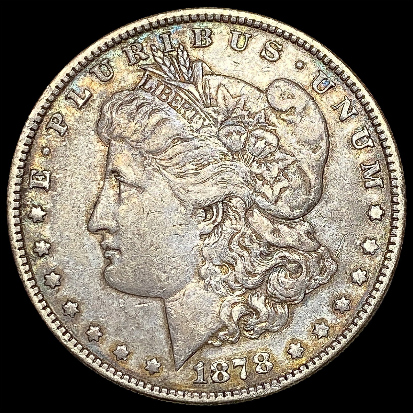 1878-S Silver Morgan Dollar NEARLY UNCIRCULATED (1 of 2)