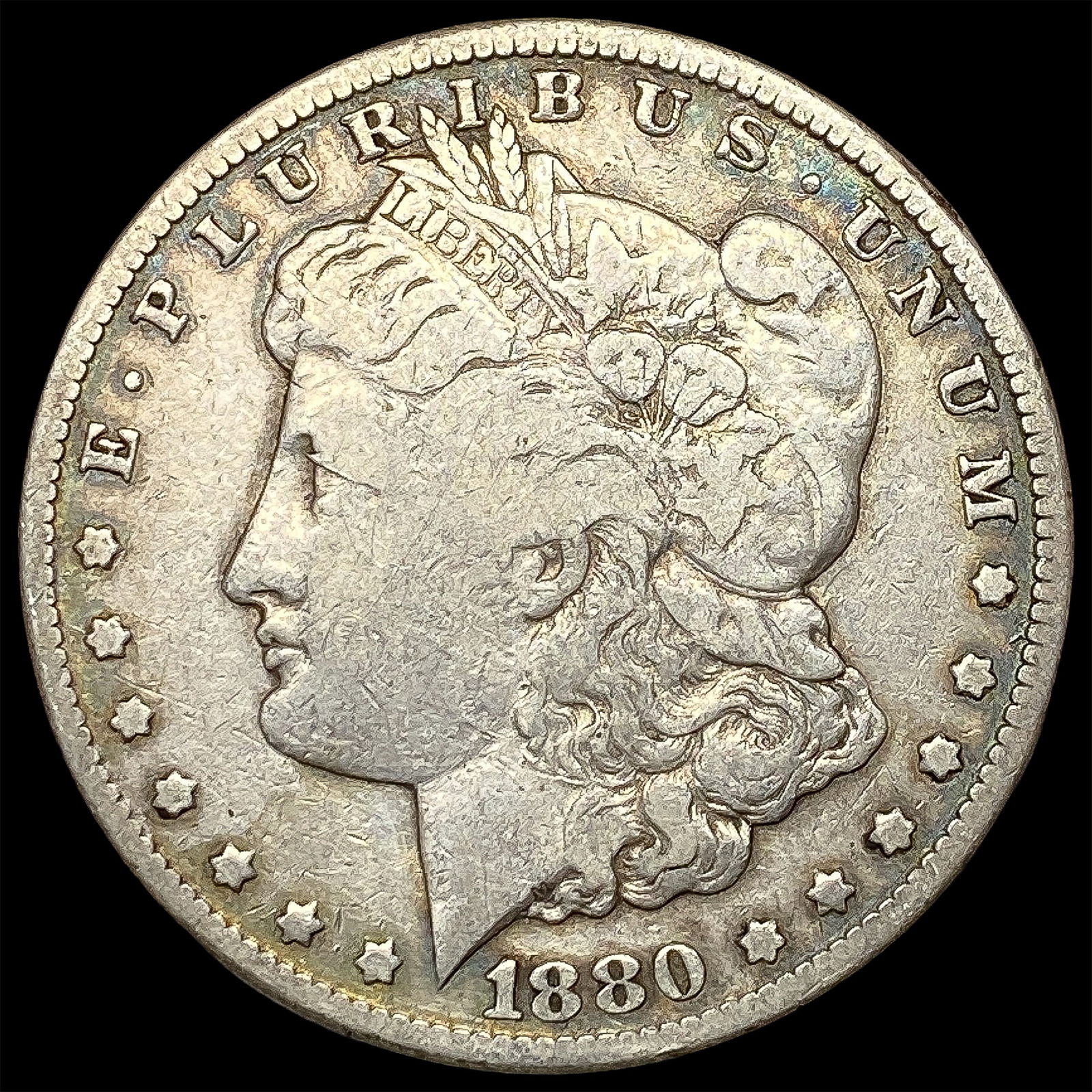 1880-O Silver Morgan Dollar LIGHTLY CIRCULATED (1 of 2)