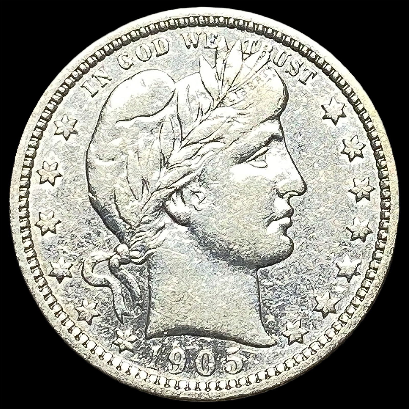 1905 Barber Quarter NEARLY UNCIRCULATED (1 of 2)