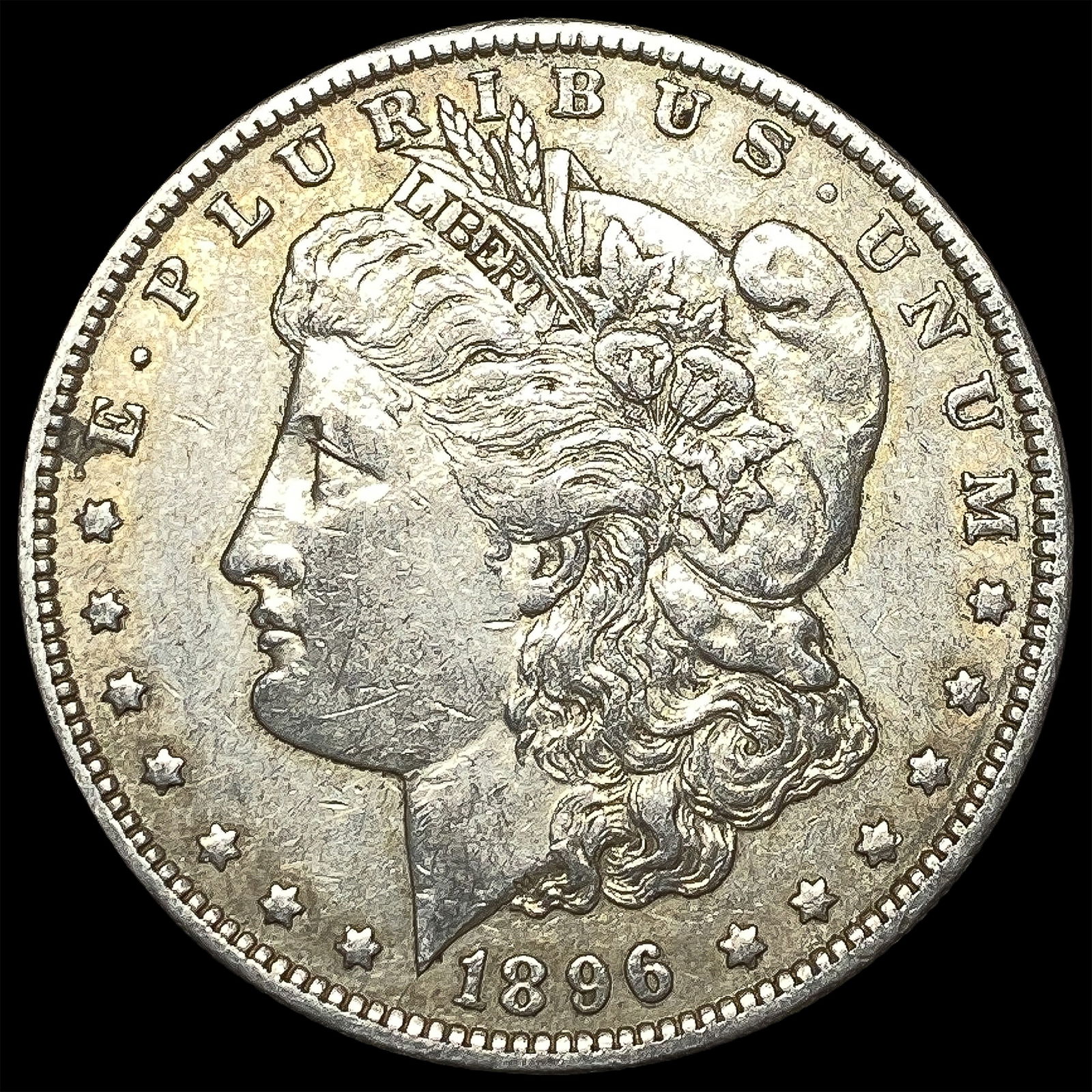 1896-O Silver Morgan Dollar NEARLY UNCIRCULATED (1 of 2)