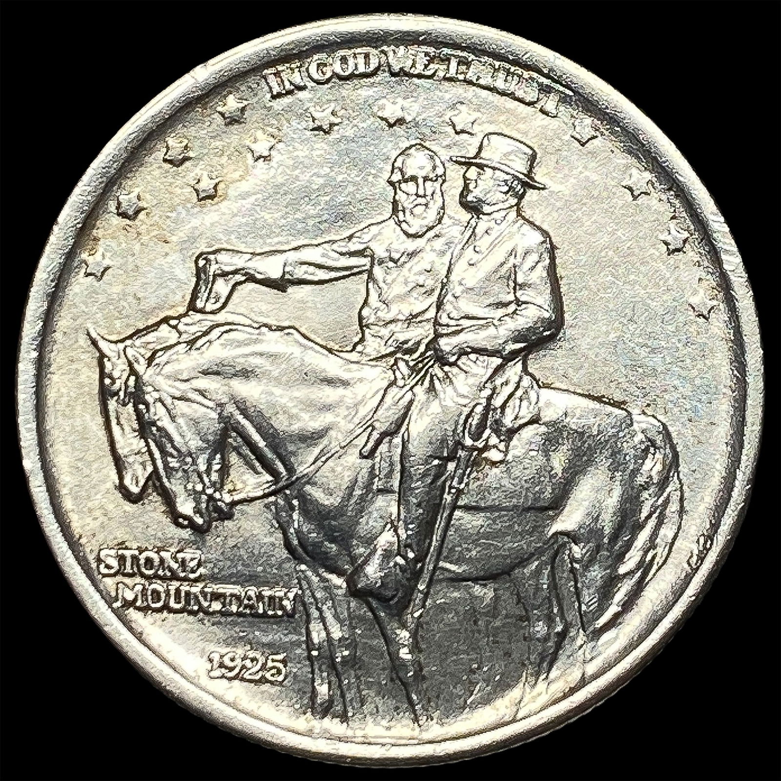 1925 Silver Stone Mountain Half Dollar UNCIRCULATED (1 of 2)